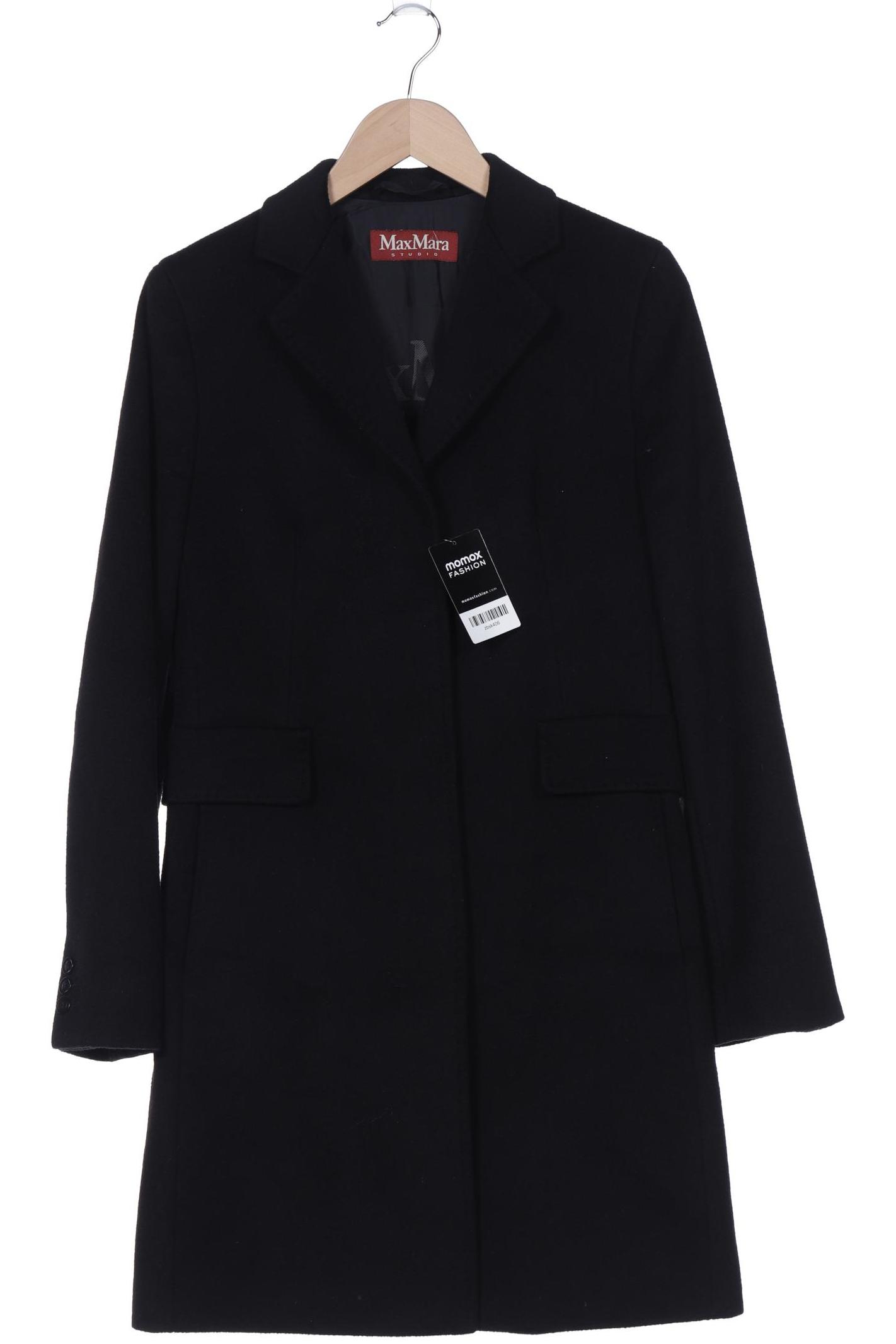 

Max Mara Damen Mantel, schwarz, Gr. 38