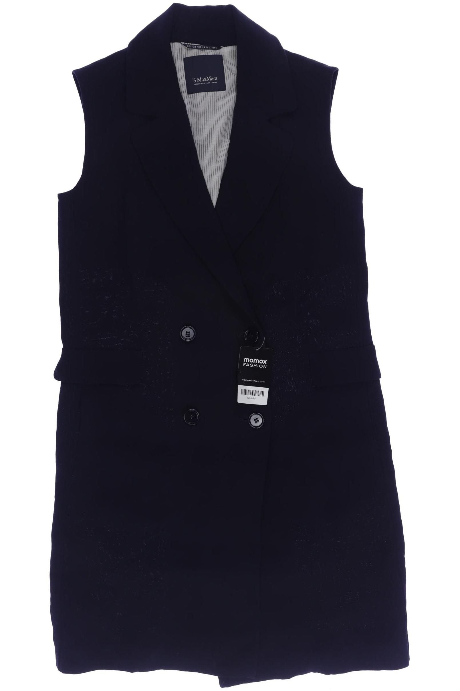 

Max Mara Damen Weste, marineblau, Gr. 34