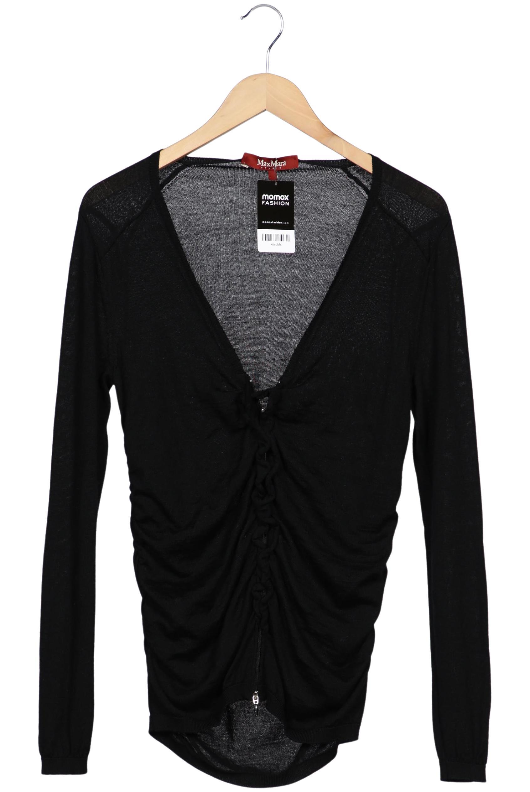 

Max Mara Damen Strickjacke, schwarz, Gr. 38