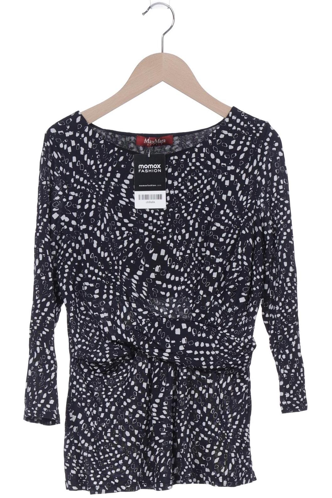 

Max Mara Damen Langarmshirt, marineblau, Gr. 36