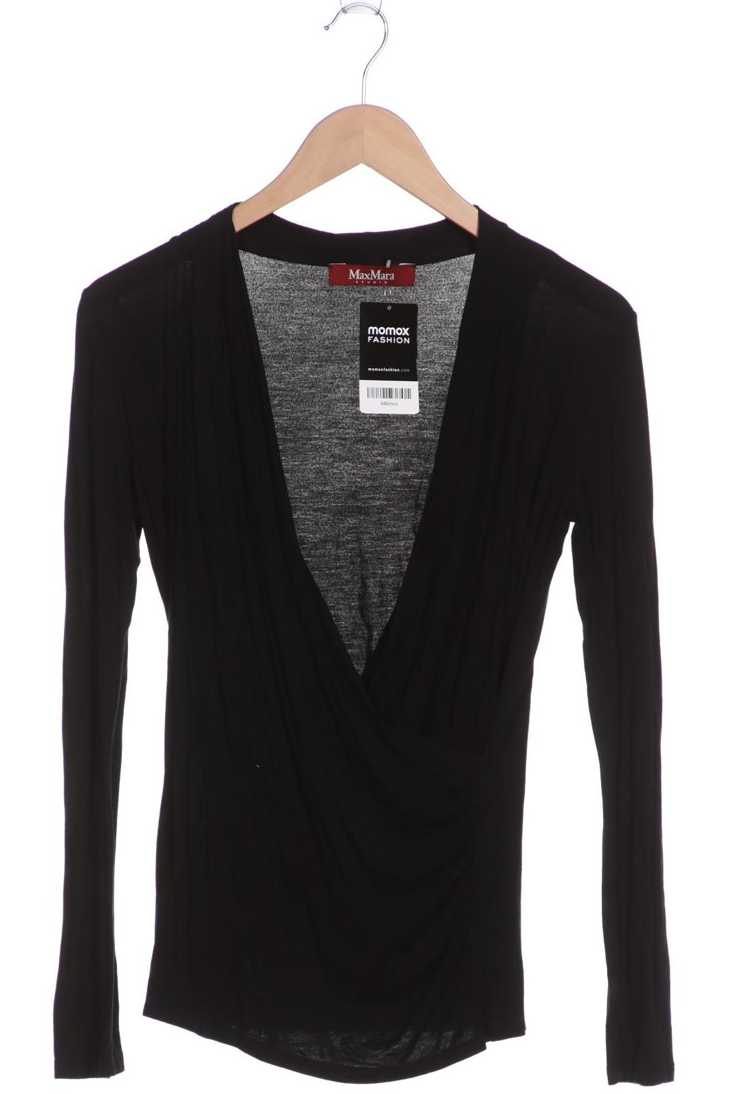 

Max Mara Damen Langarmshirt, schwarz, Gr. 38