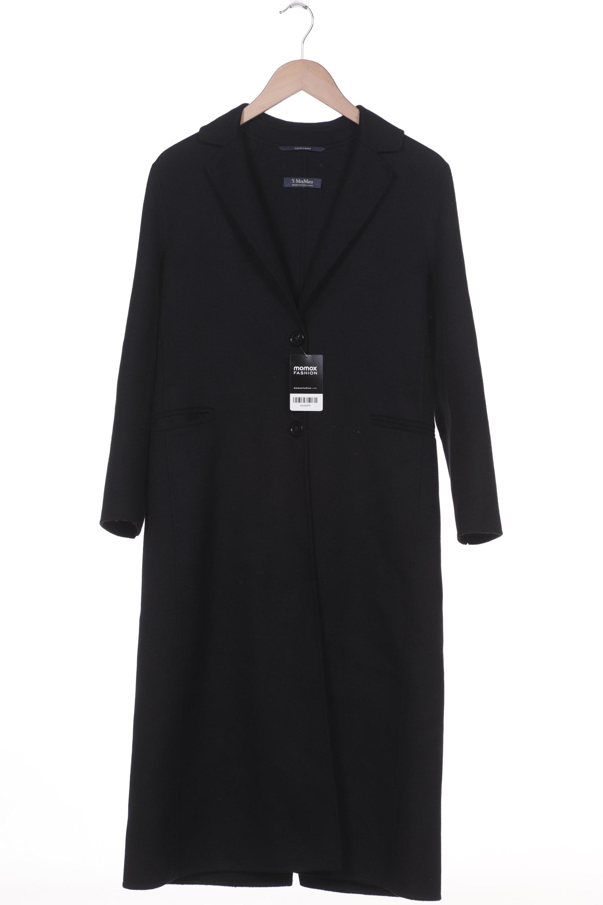 

Max Mara Damen Mantel, schwarz, Gr. 32