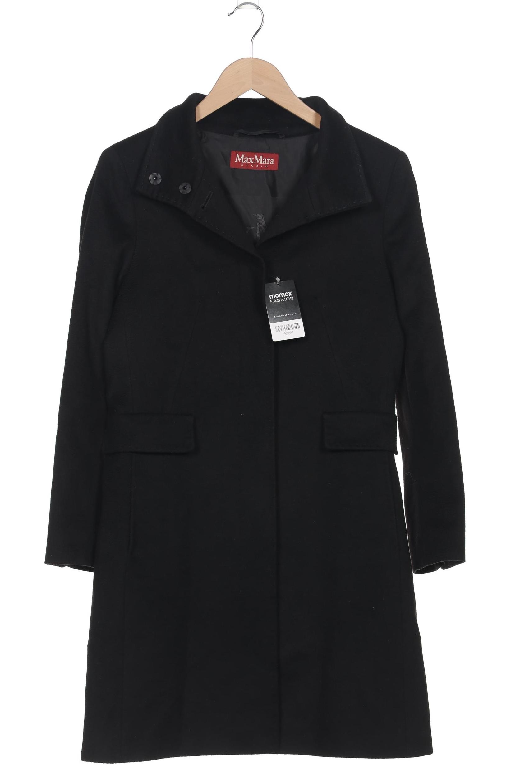 

Max Mara Damen Mantel, schwarz, Gr. 40