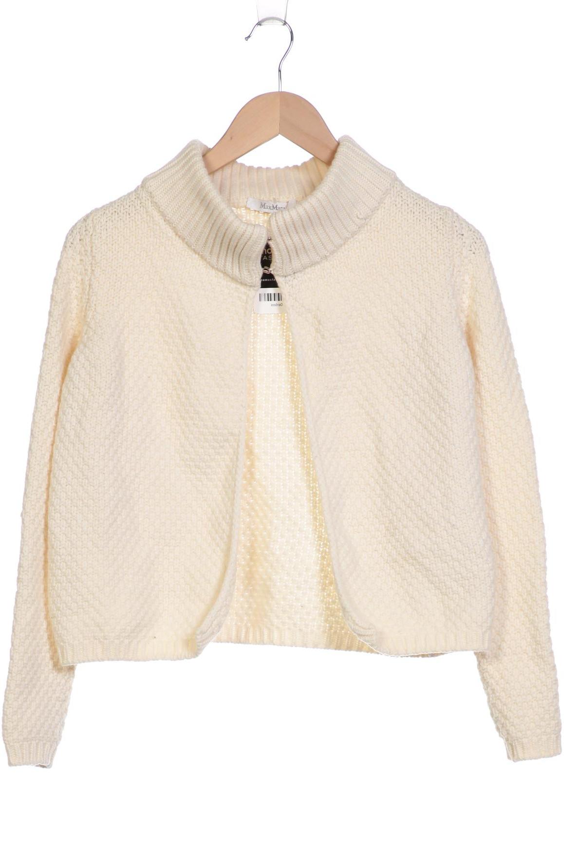 

Max Mara Damen Strickjacke, cremeweiß, Gr. 36