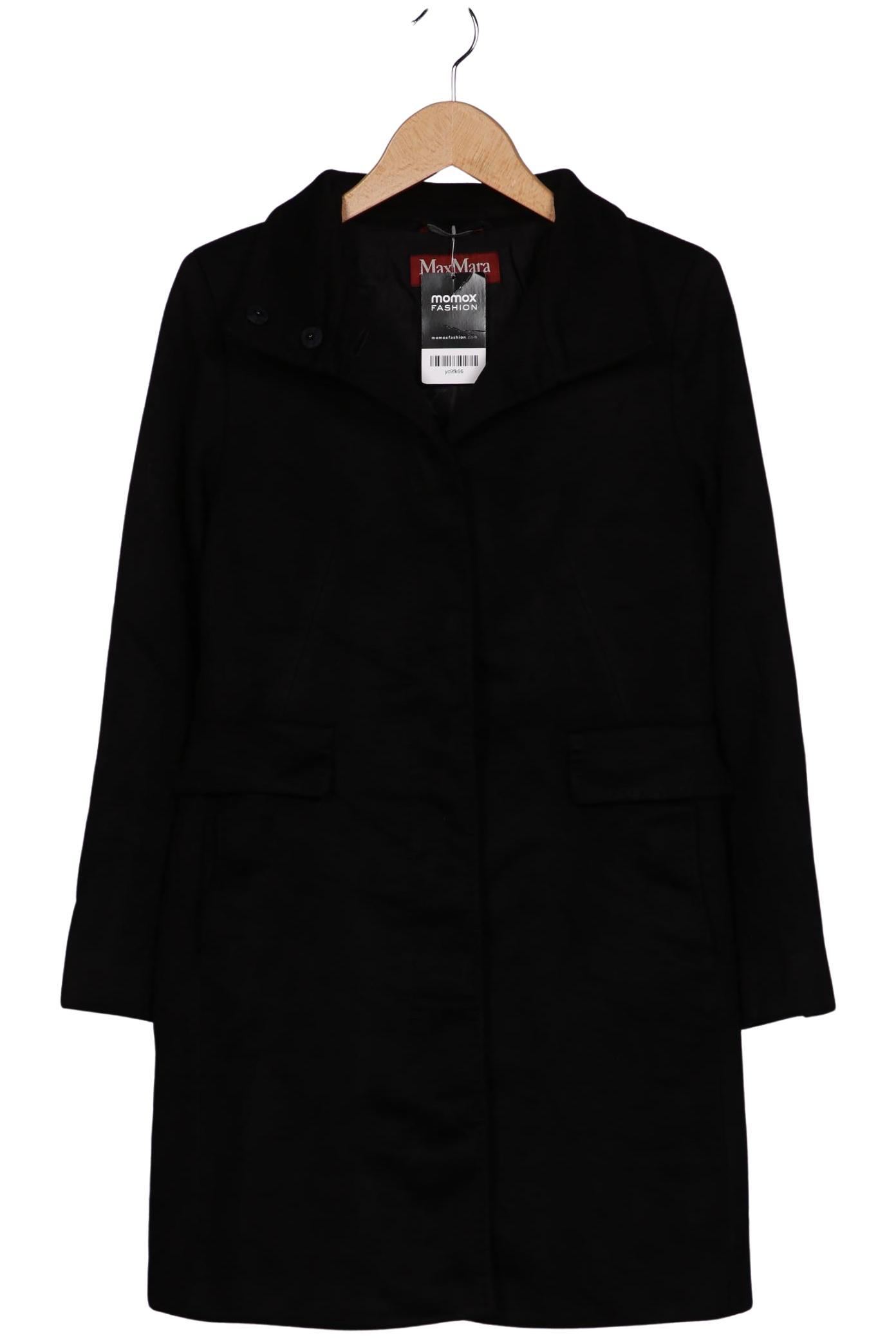 

Max Mara Damen Mantel, schwarz, Gr. 40