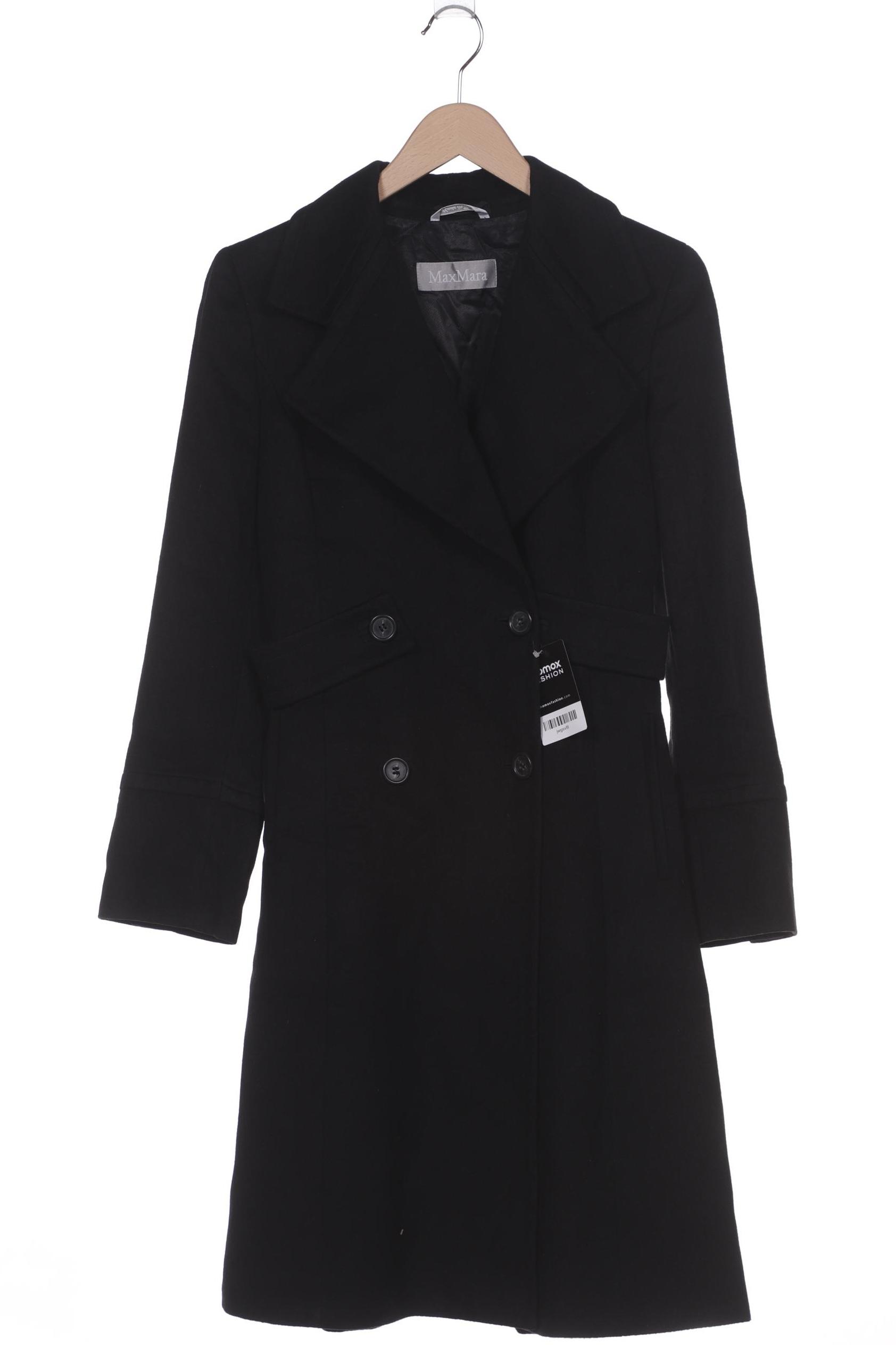 

Max Mara Damen Mantel, schwarz, Gr. 38