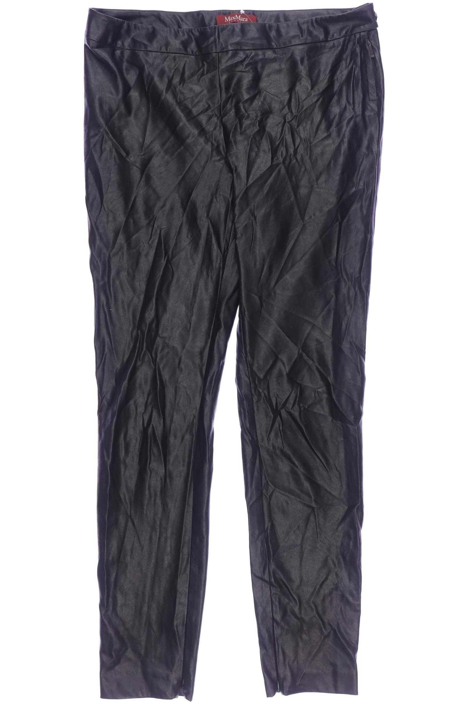 

Max Mara Damen Stoffhose, schwarz, Gr. 44