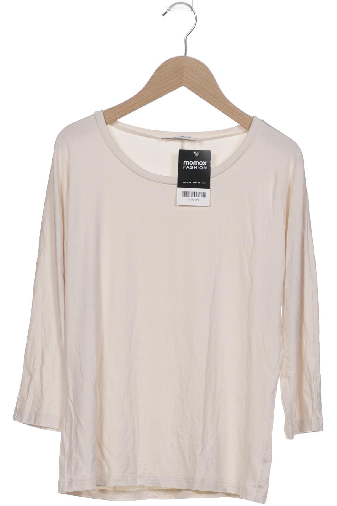 

Max Mara Damen Langarmshirt, cremeweiß, Gr. 38