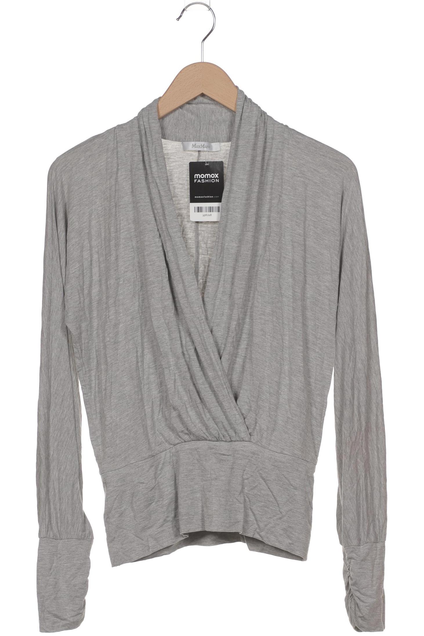

Max Mara Damen Langarmshirt, grau, Gr. 42