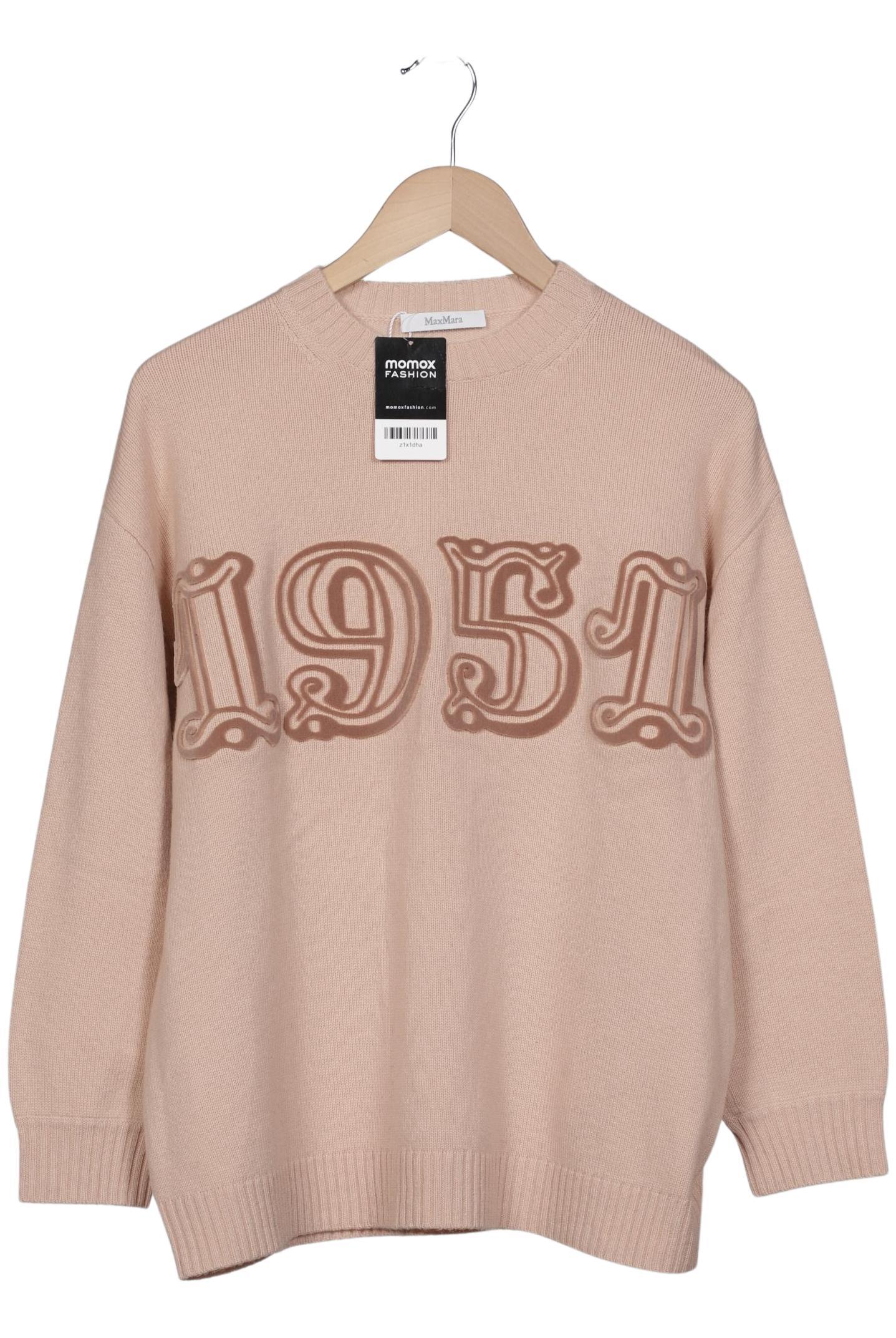 

Max Mara Damen Pullover, beige, Gr. 36
