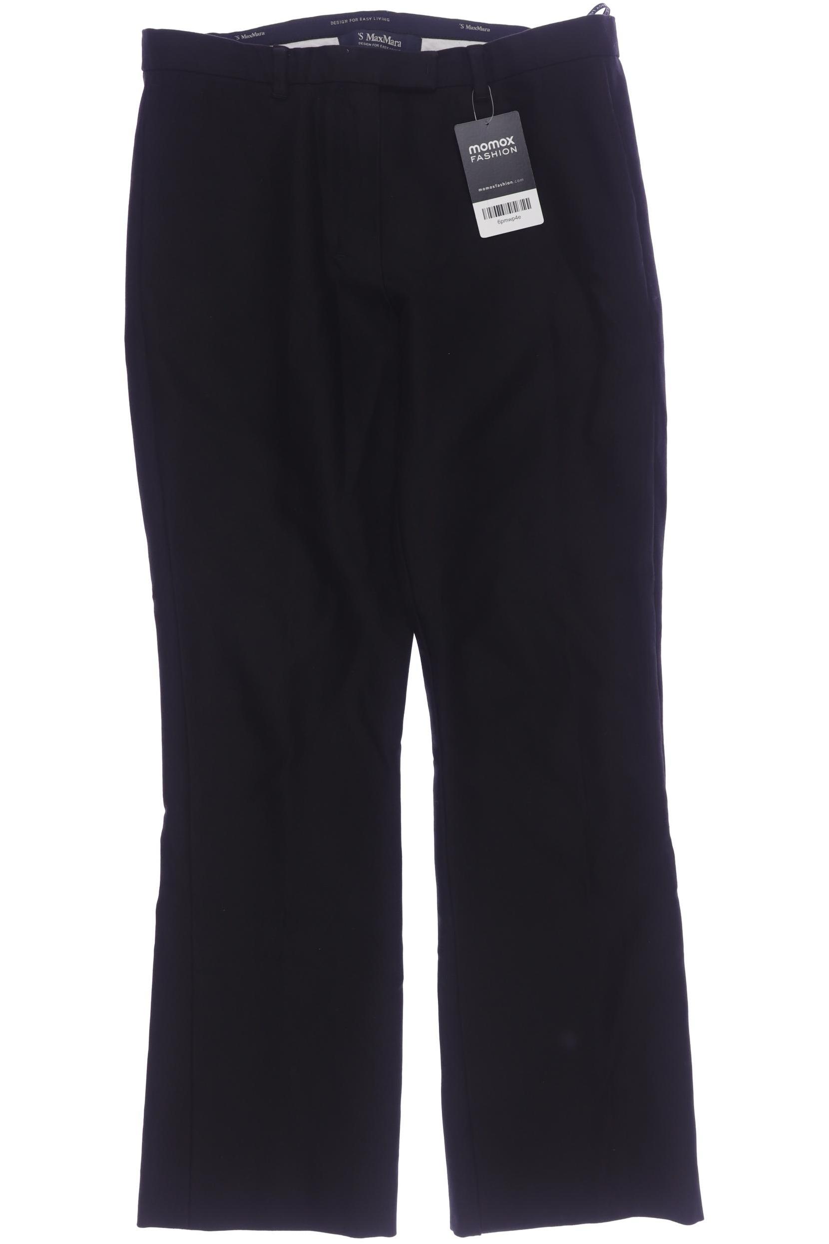 

Max Mara Damen Stoffhose, schwarz, Gr. 28