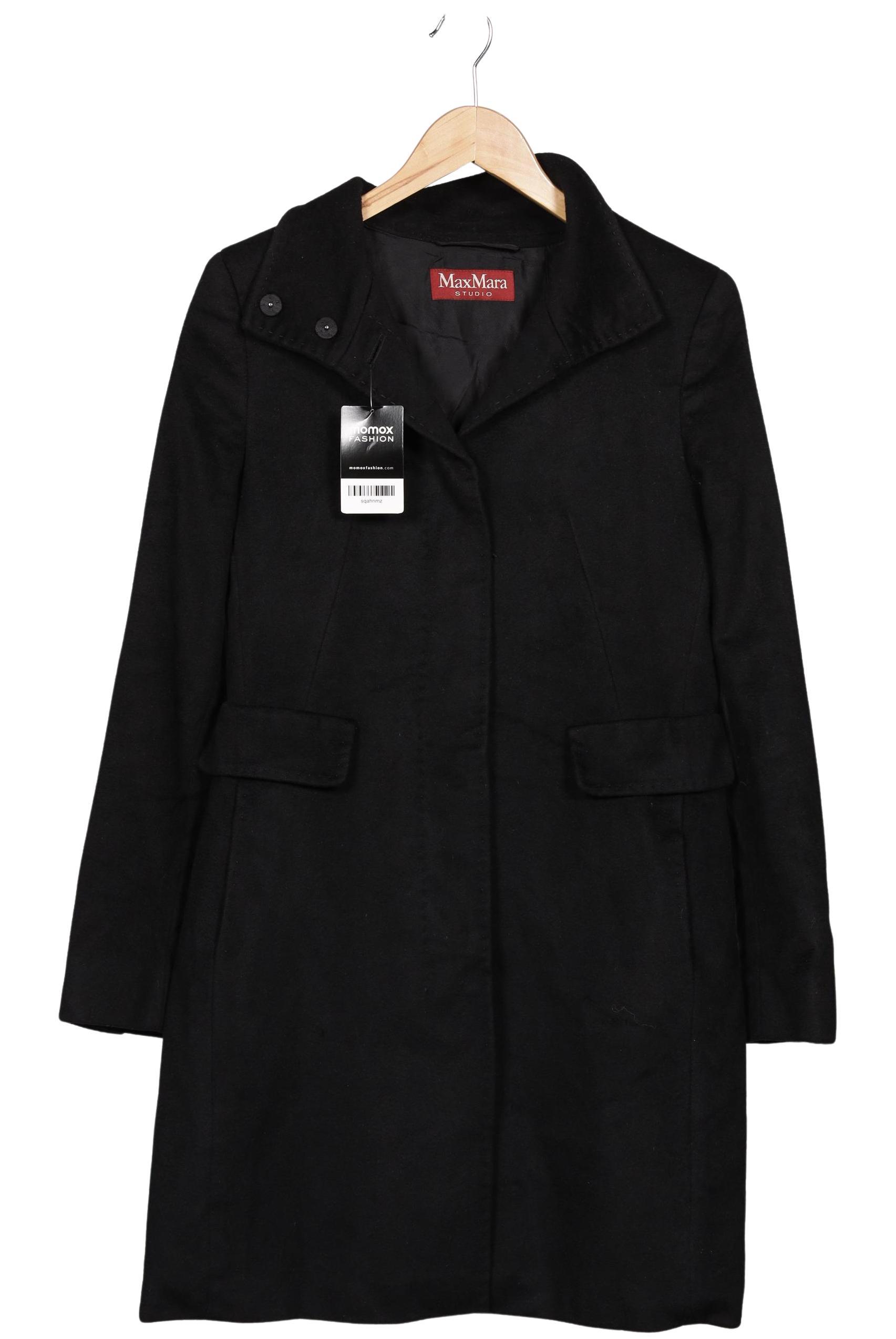 

Max Mara Damen Mantel, schwarz, Gr. 38