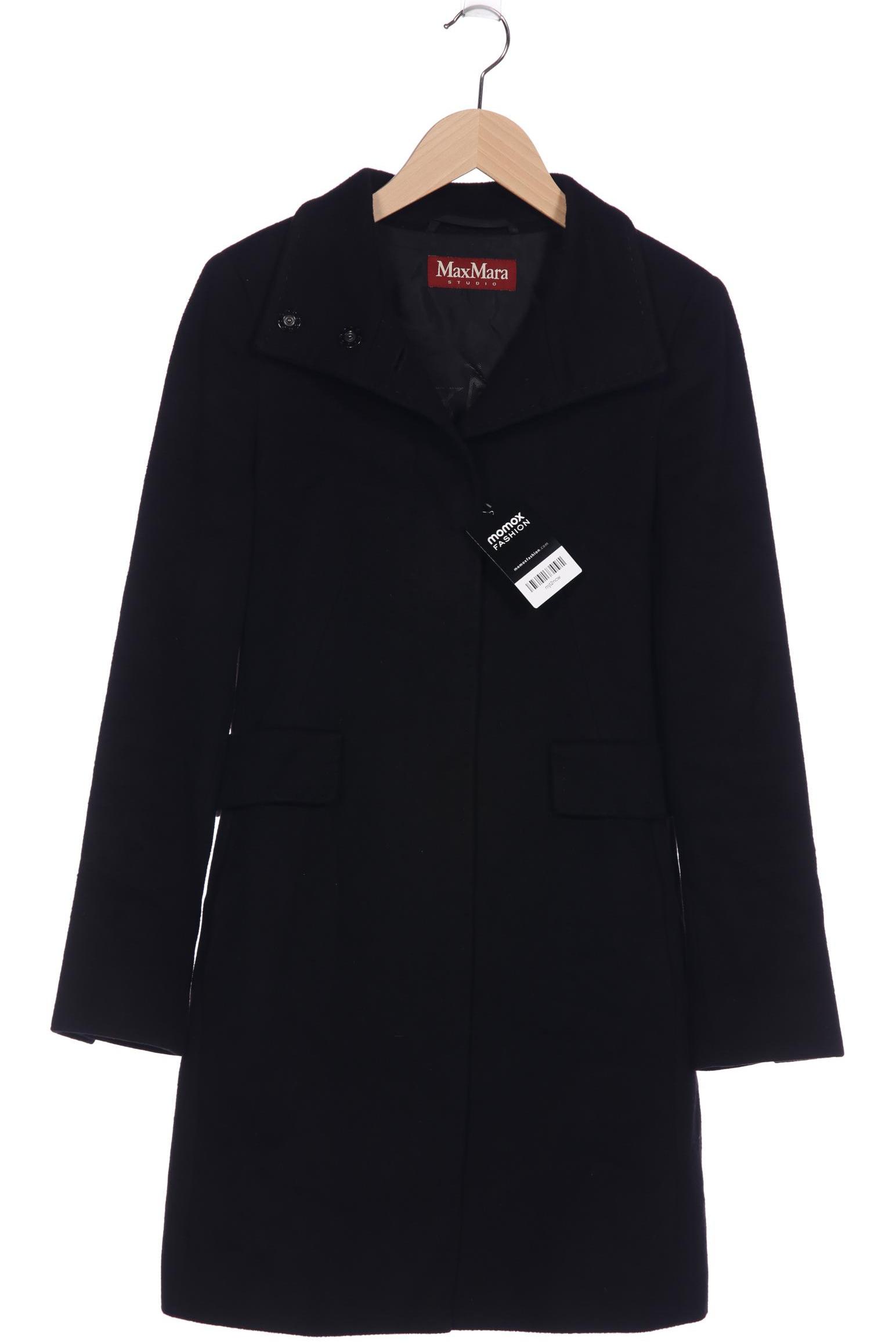 Thumbnail - Max Mara Damen Mantel, schwarz, Gr. 34