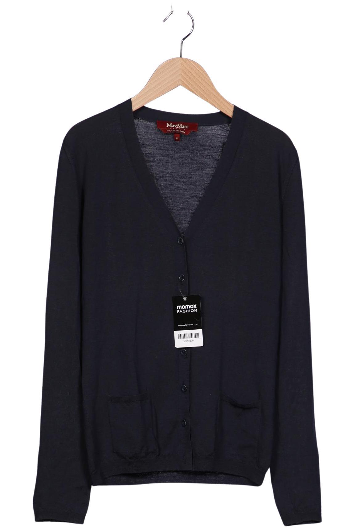 

Max Mara Damen Strickjacke, marineblau, Gr. 38