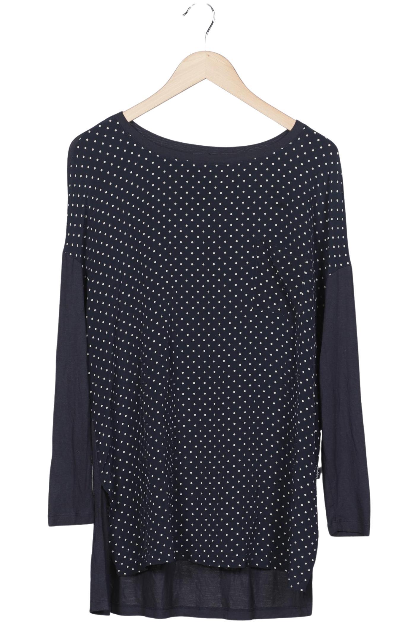 

Max Mara Leisure Damen Langarmshirt, marineblau, Gr. 38