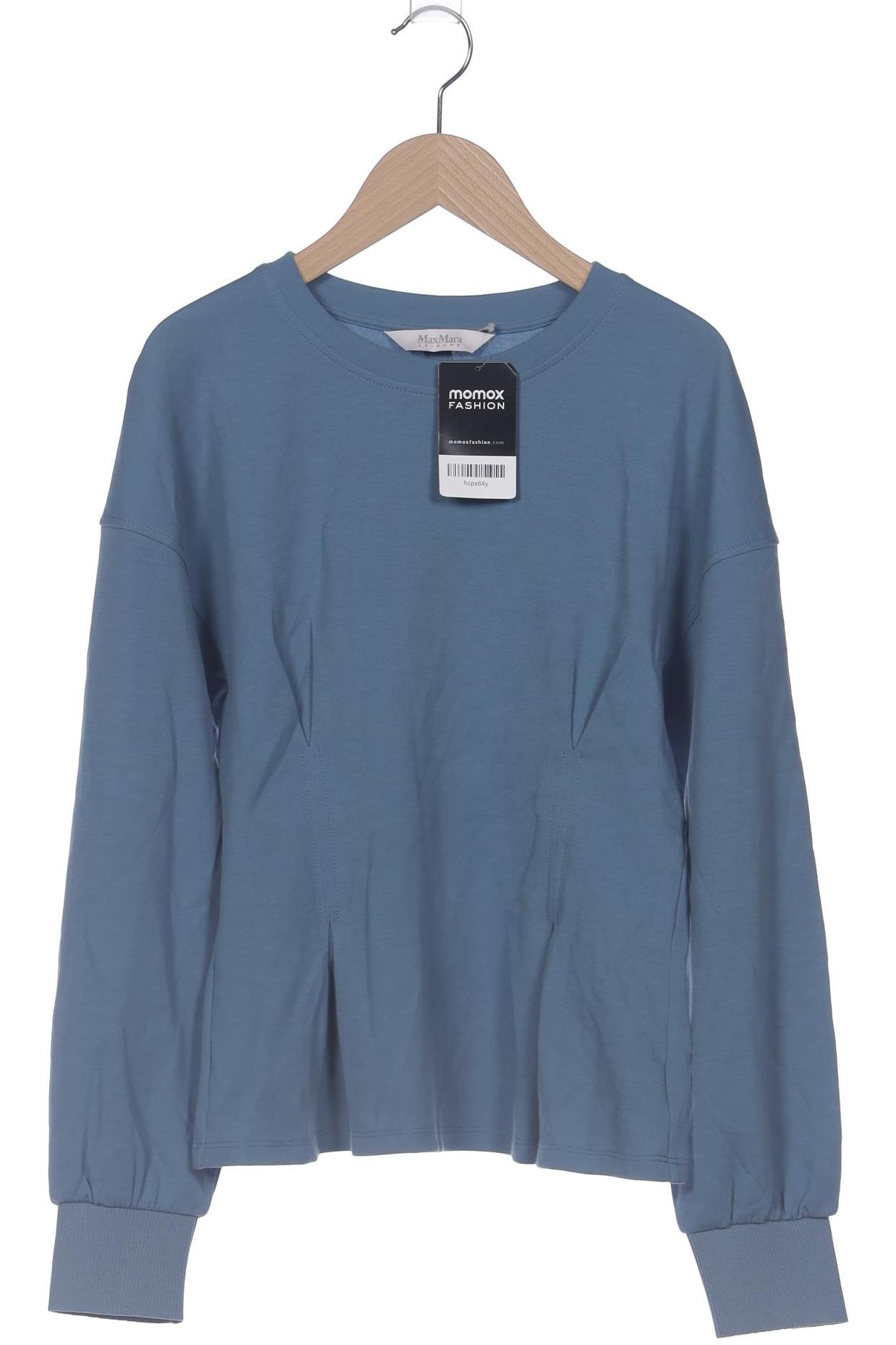 

Max Mara Leisure Damen Langarmshirt, blau, Gr. 36