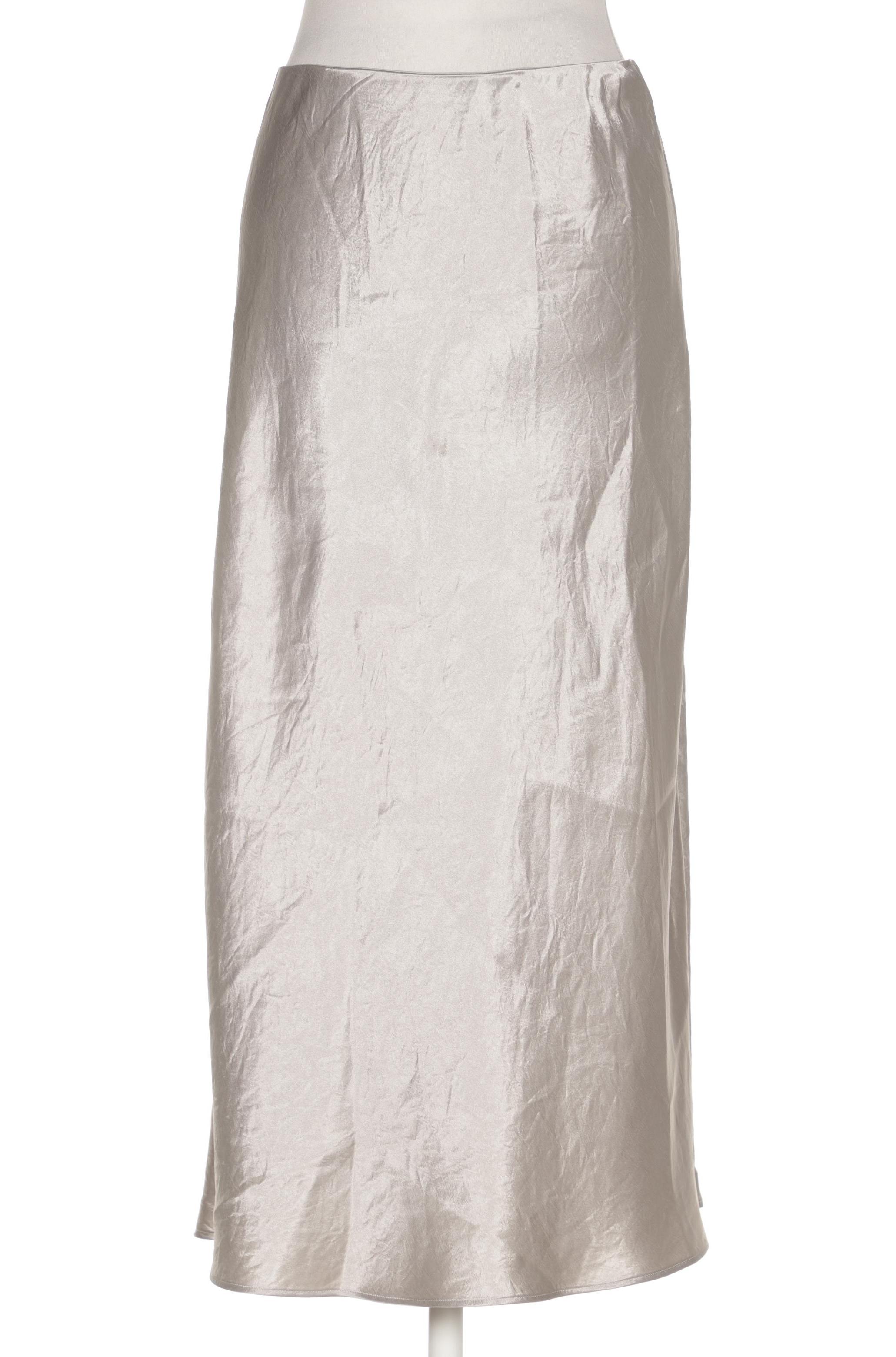 

Max Mara Leisure Damen Rock, silber, Gr. 34