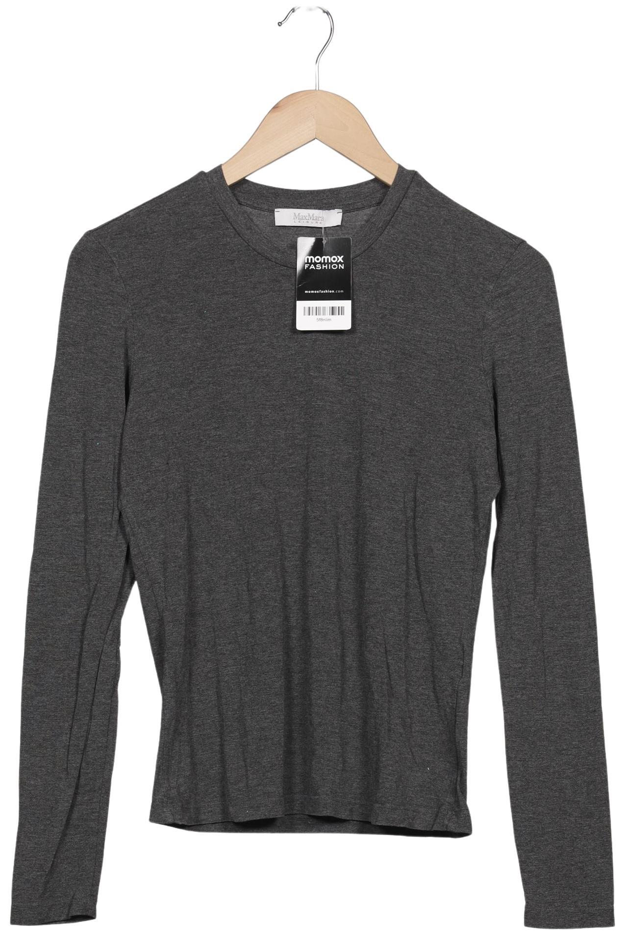 

Max Mara Leisure Damen Langarmshirt, grau, Gr. 36