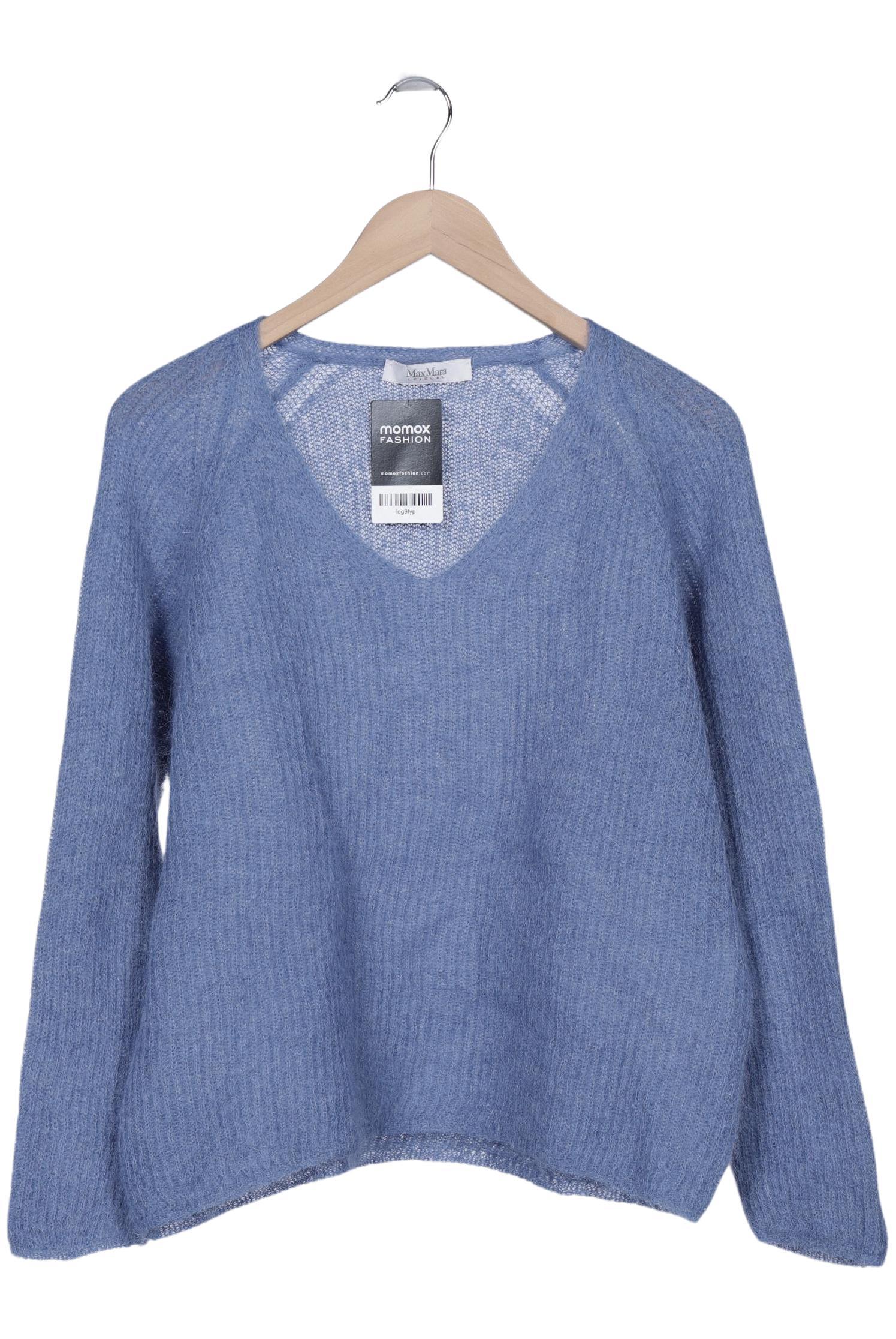 

Max Mara Leisure Damen Pullover, blau, Gr. 38