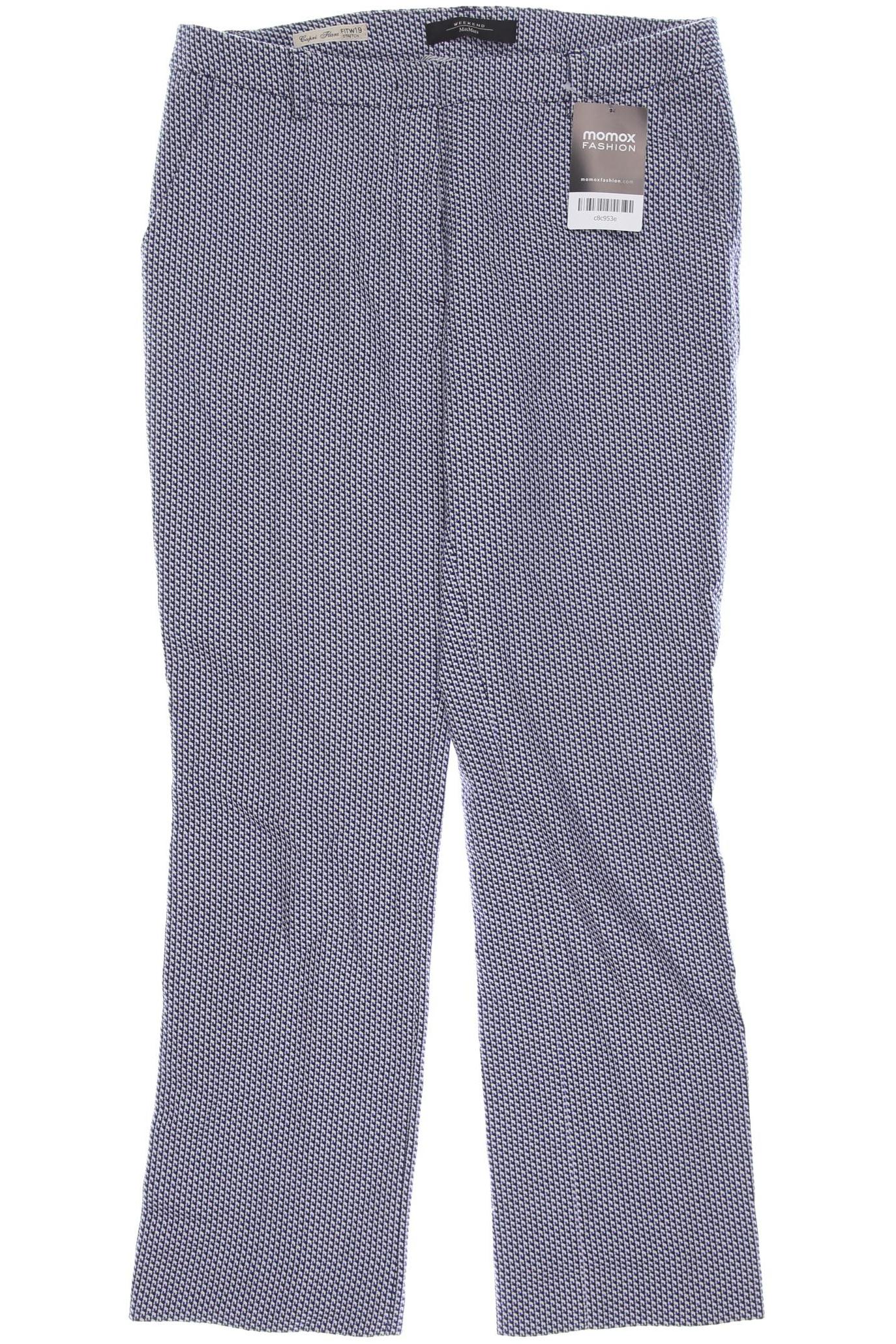 

Max Mara Weekend Damen Stoffhose, blau, Gr. 40