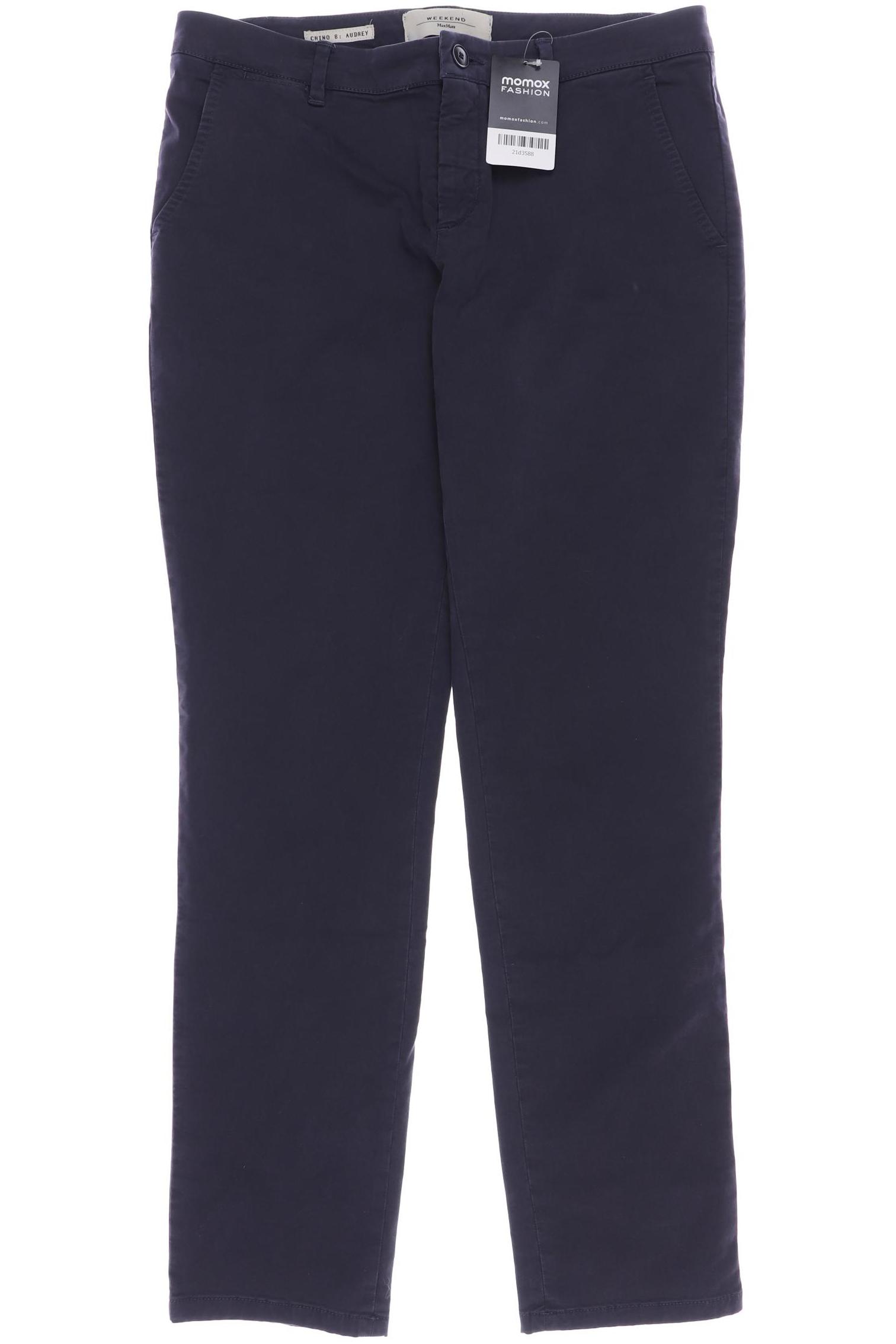 

Max Mara Weekend Damen Stoffhose, marineblau