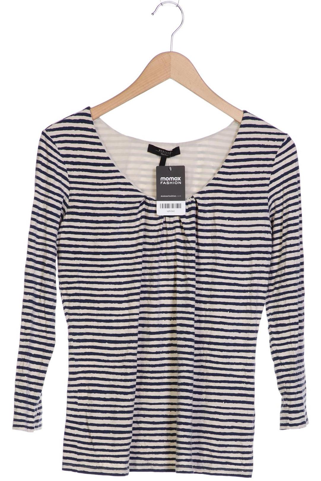 

Max Mara Weekend Damen Langarmshirt, marineblau