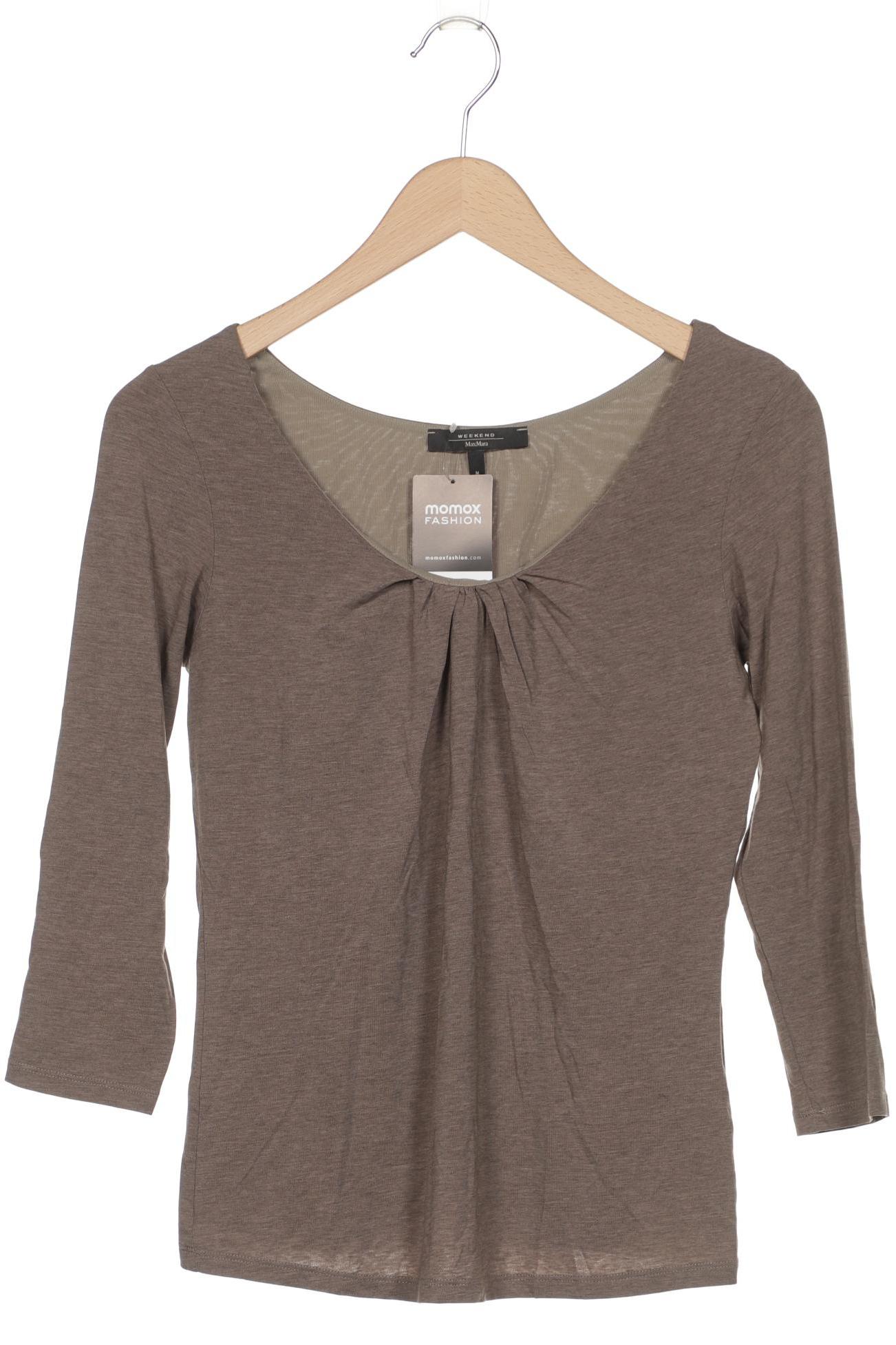 

Max Mara Weekend Damen Langarmshirt, braun, Gr. 38