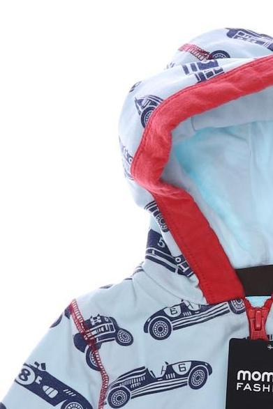 Thumbnail - Maxomorra Jungen Hoodies &amp; Sweater, hellblau, Gr. 62