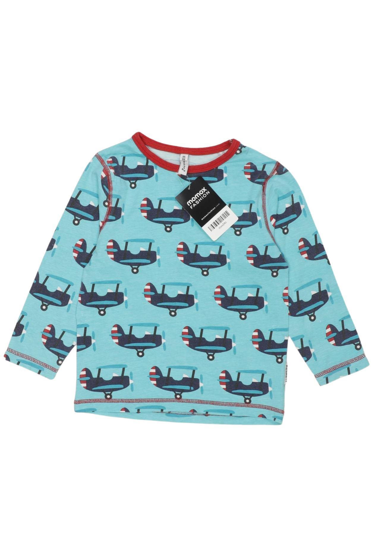 

Maxomorra Jungen Langarmshirt, hellblau, Gr. 98