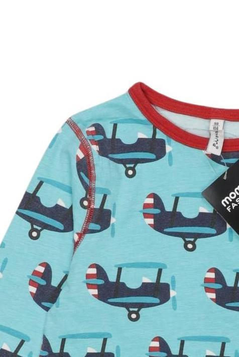 Thumbnail - Maxomorra Jungen Langarmshirt, hellblau, Gr. 98