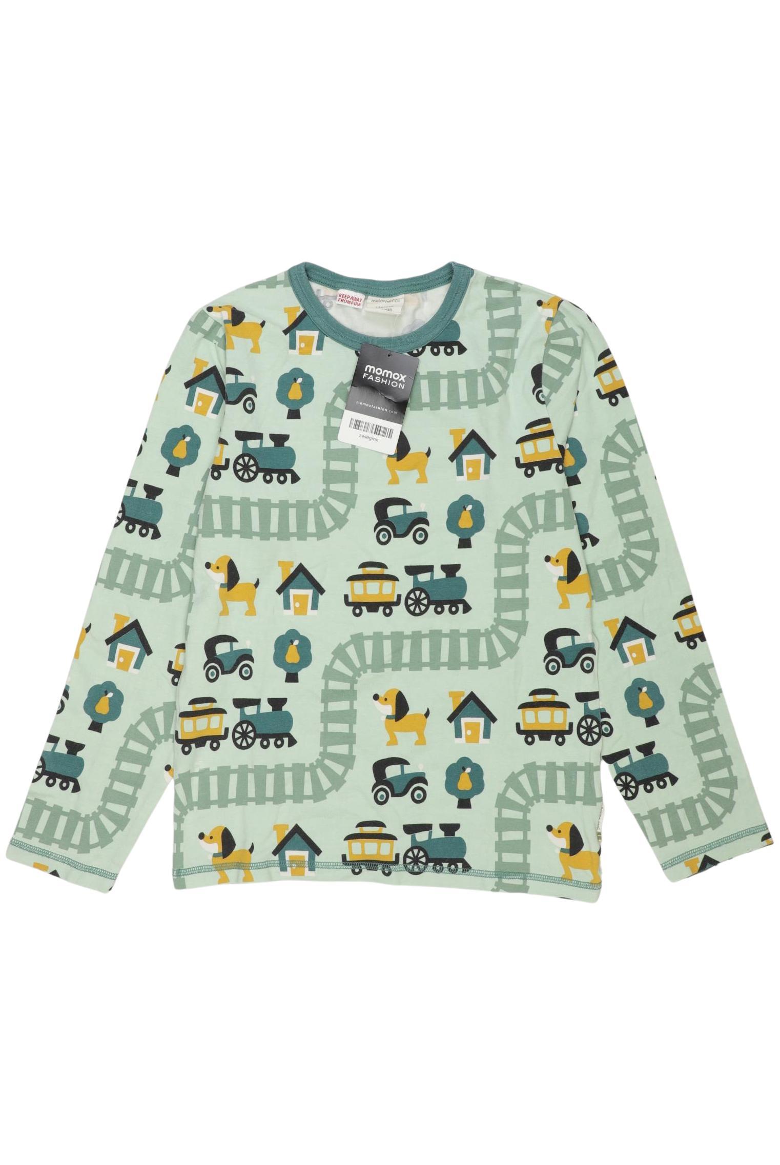

Maxomorra Jungen Langarmshirt, hellgrün, Gr. 140