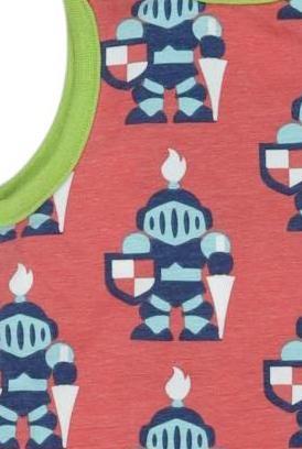 Thumbnail - Maxomorra Jungen Strampler, rot, Gr. 50