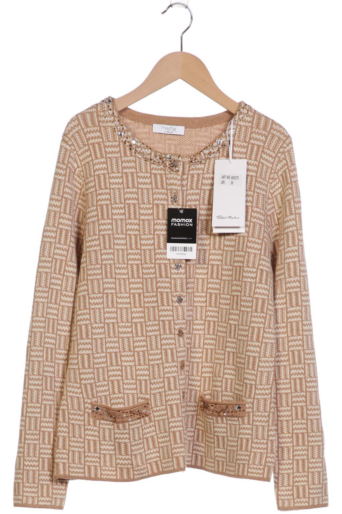

Mayfair by Peter Hahn Damen Strickjacke, beige, Gr. 38