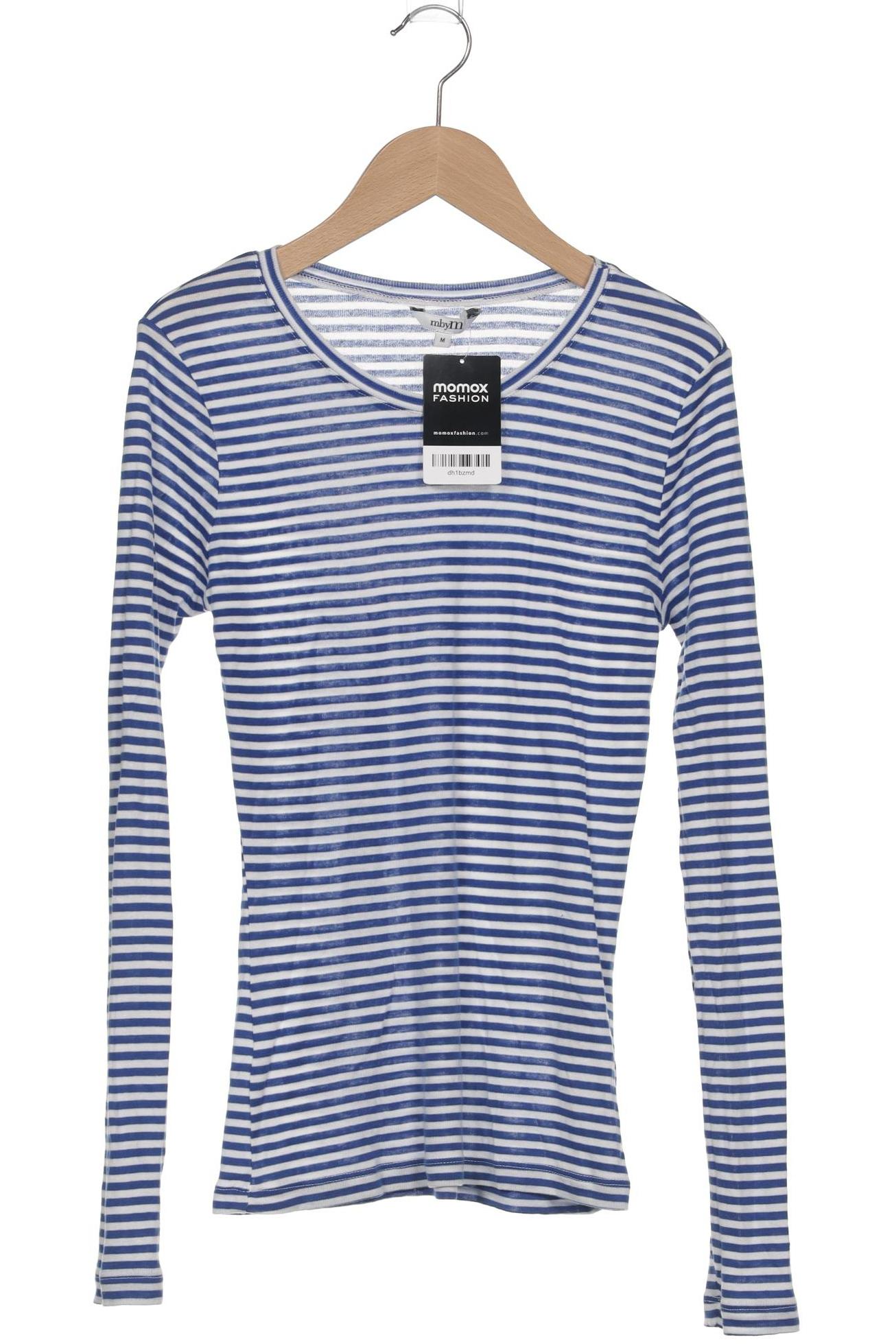 

mbyM Damen Langarmshirt, blau, Gr. 38