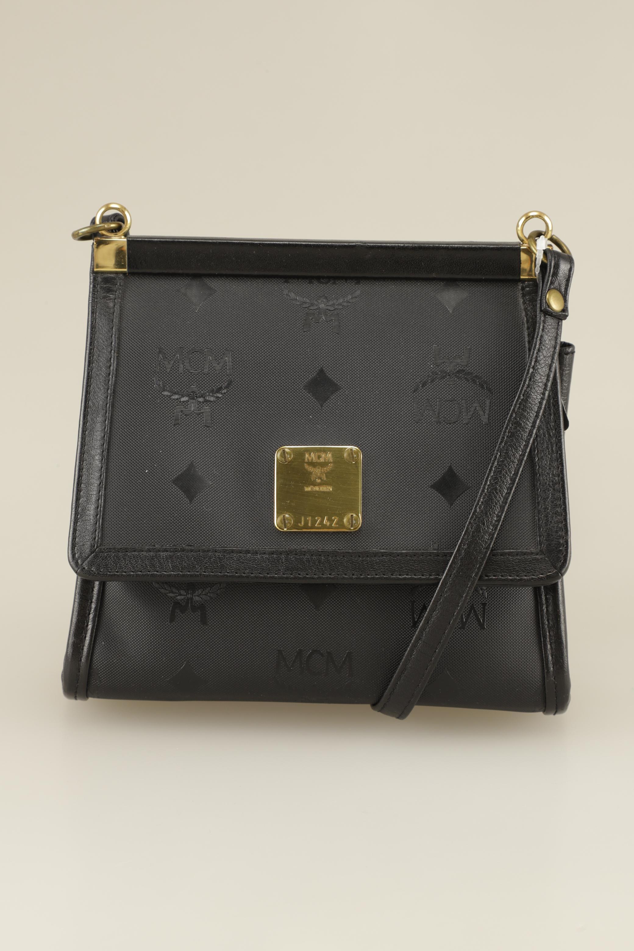 

MCM Damen Handtasche, schwarz, Gr.
