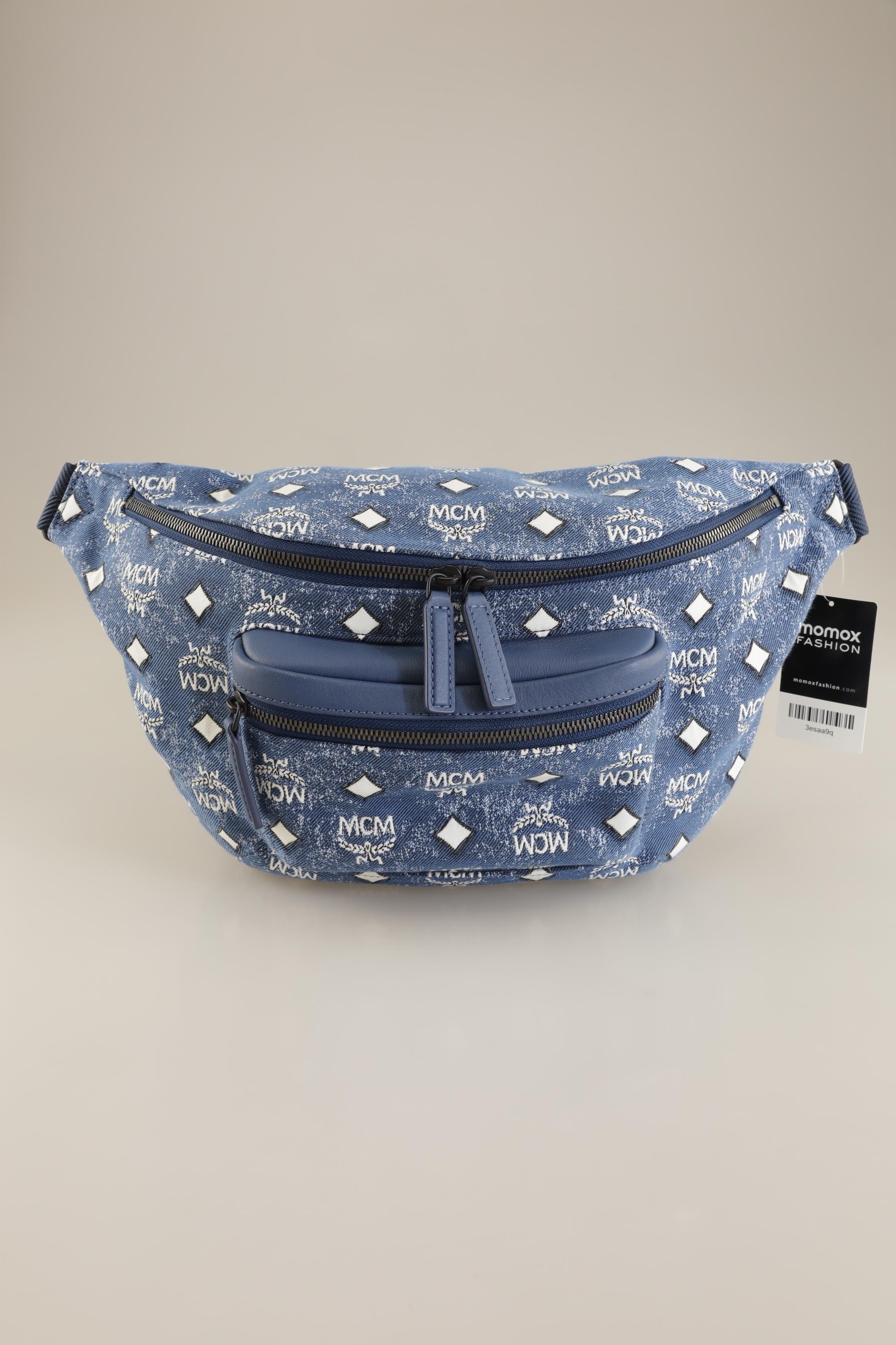 

MCM Damen Handtasche, blau, Gr.