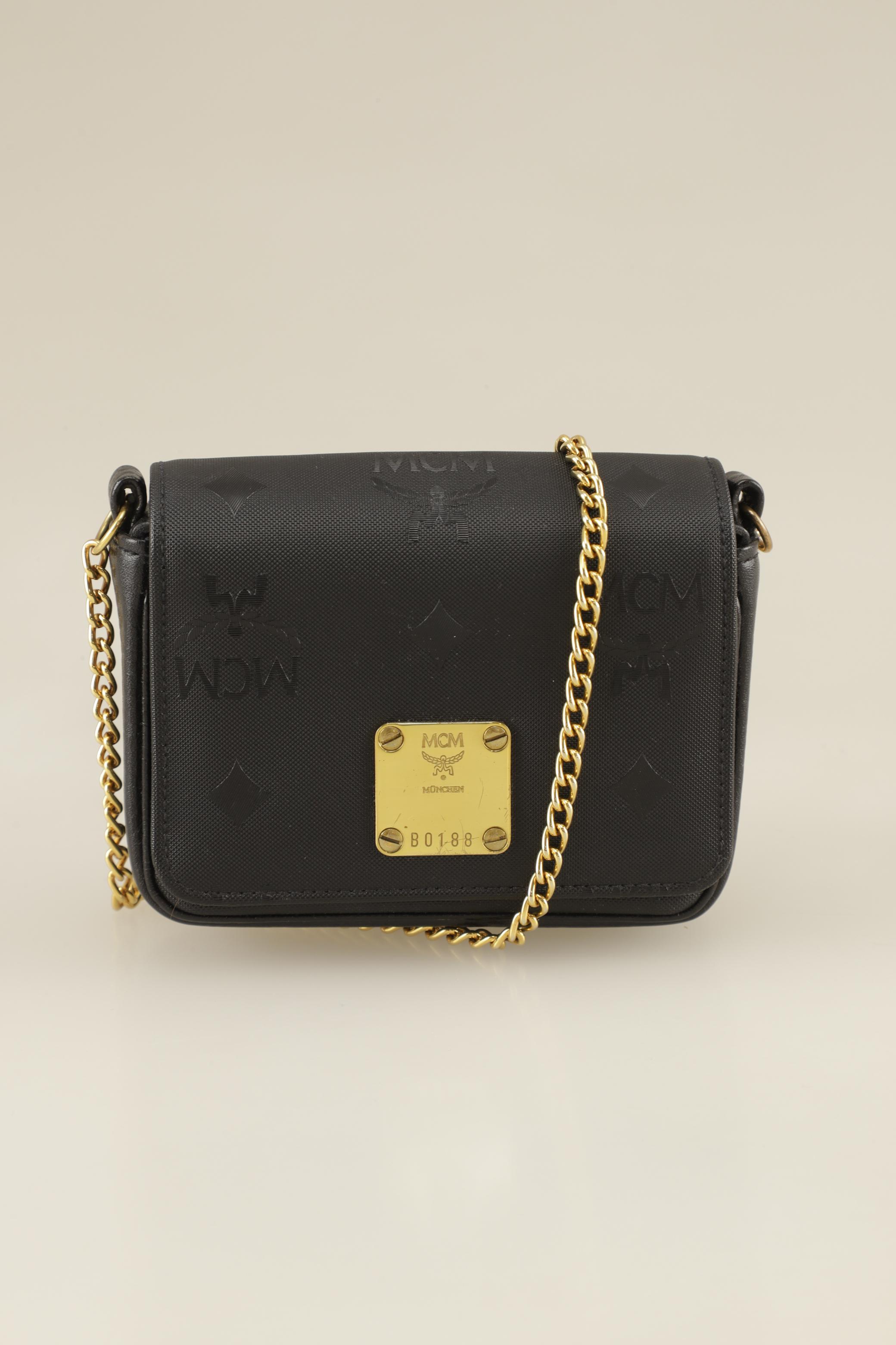 

MCM Damen Handtasche, schwarz, Gr.