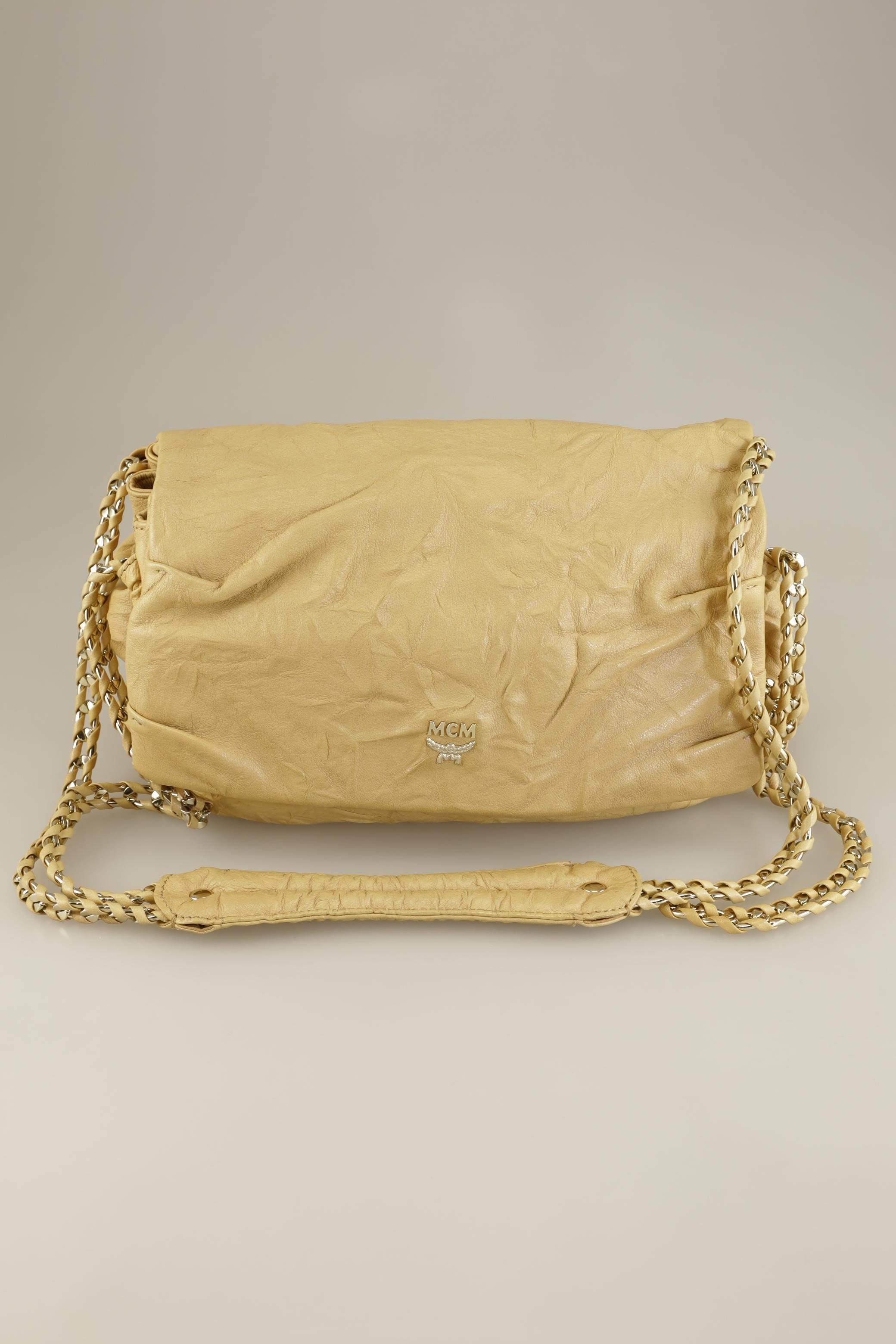 

MCM Damen Handtasche, gelb, Gr.