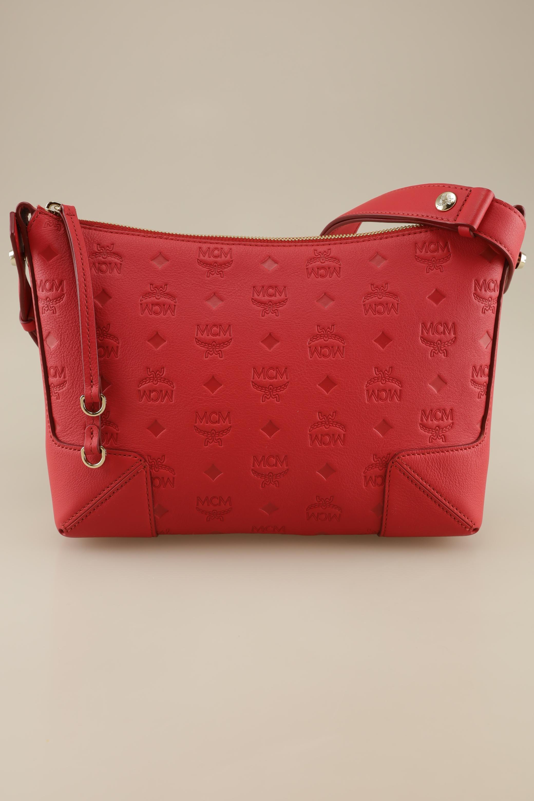 

MCM Damen Handtasche, rot, Gr.