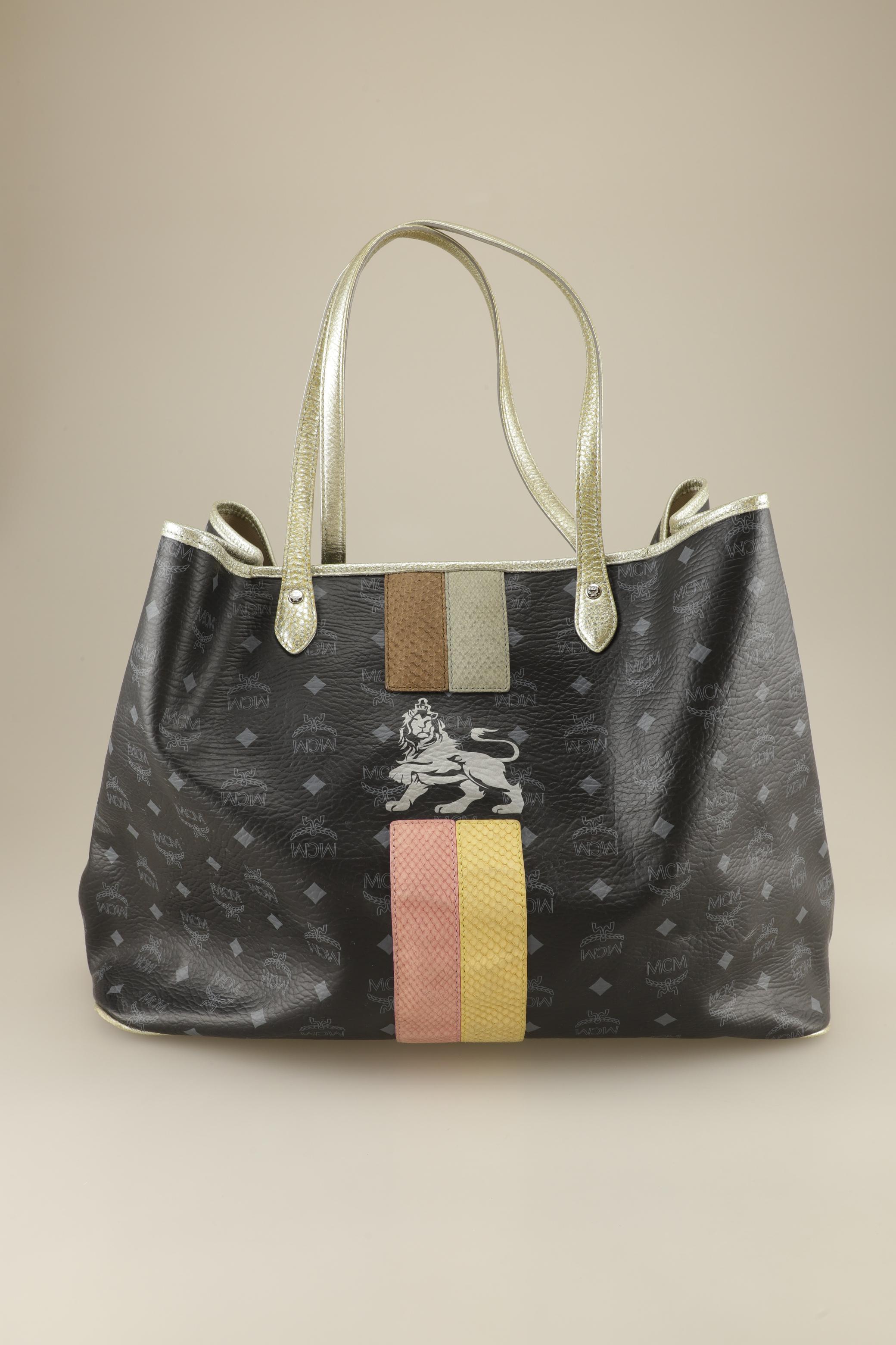 

MCM Damen Handtasche, schwarz, Gr.