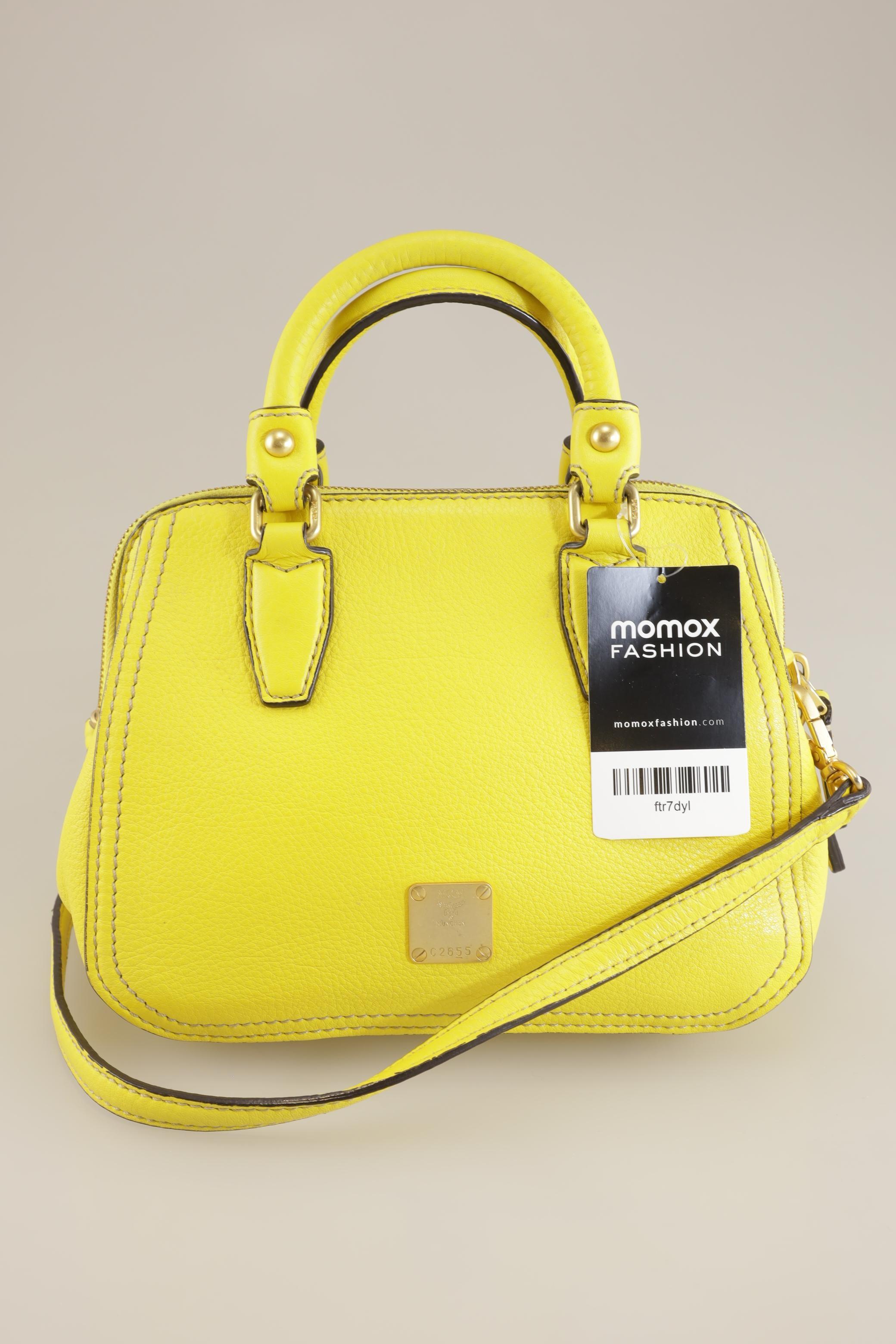 

MCM Damen Handtasche, gelb, Gr.