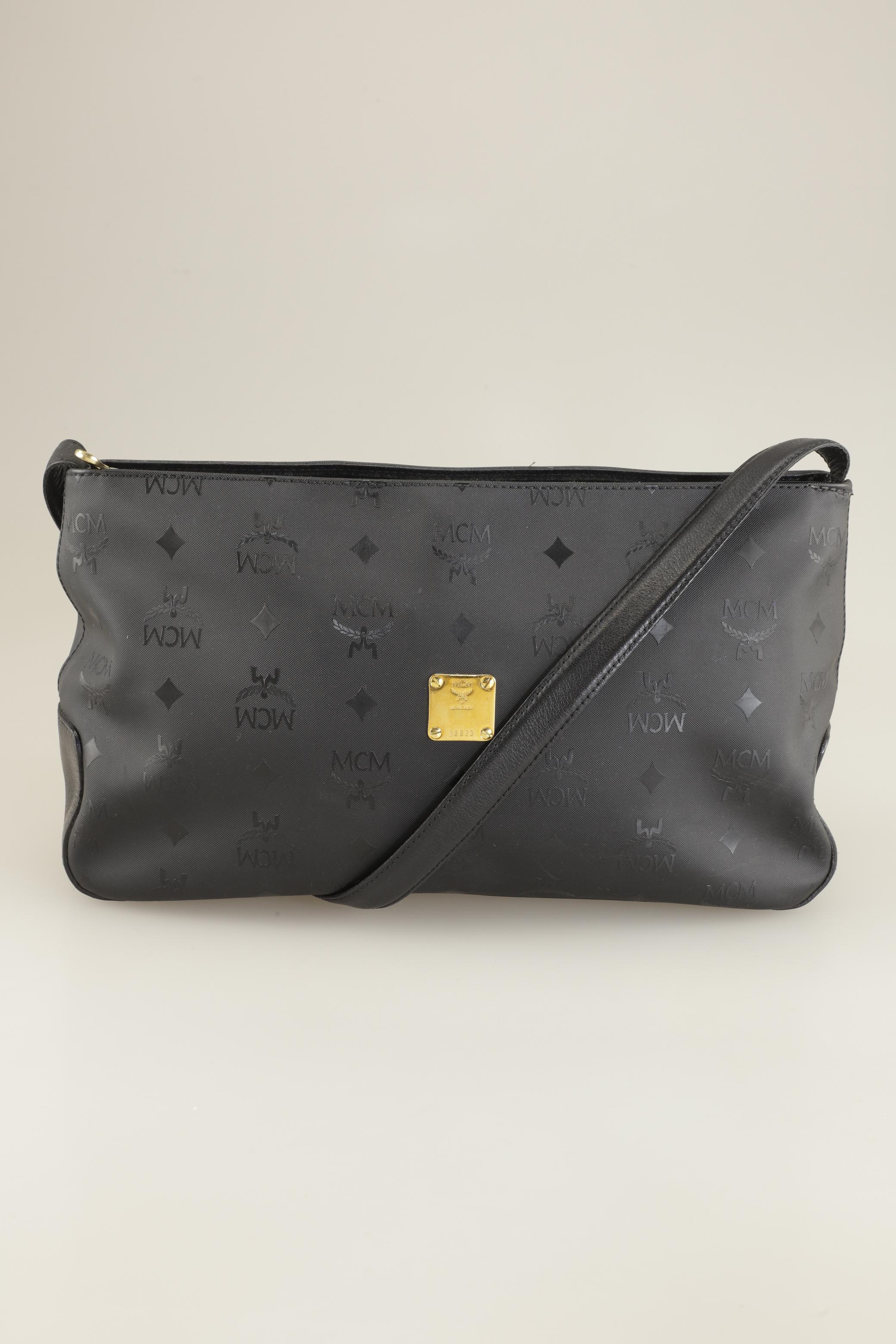 

MCM Damen Handtasche, schwarz, Gr.