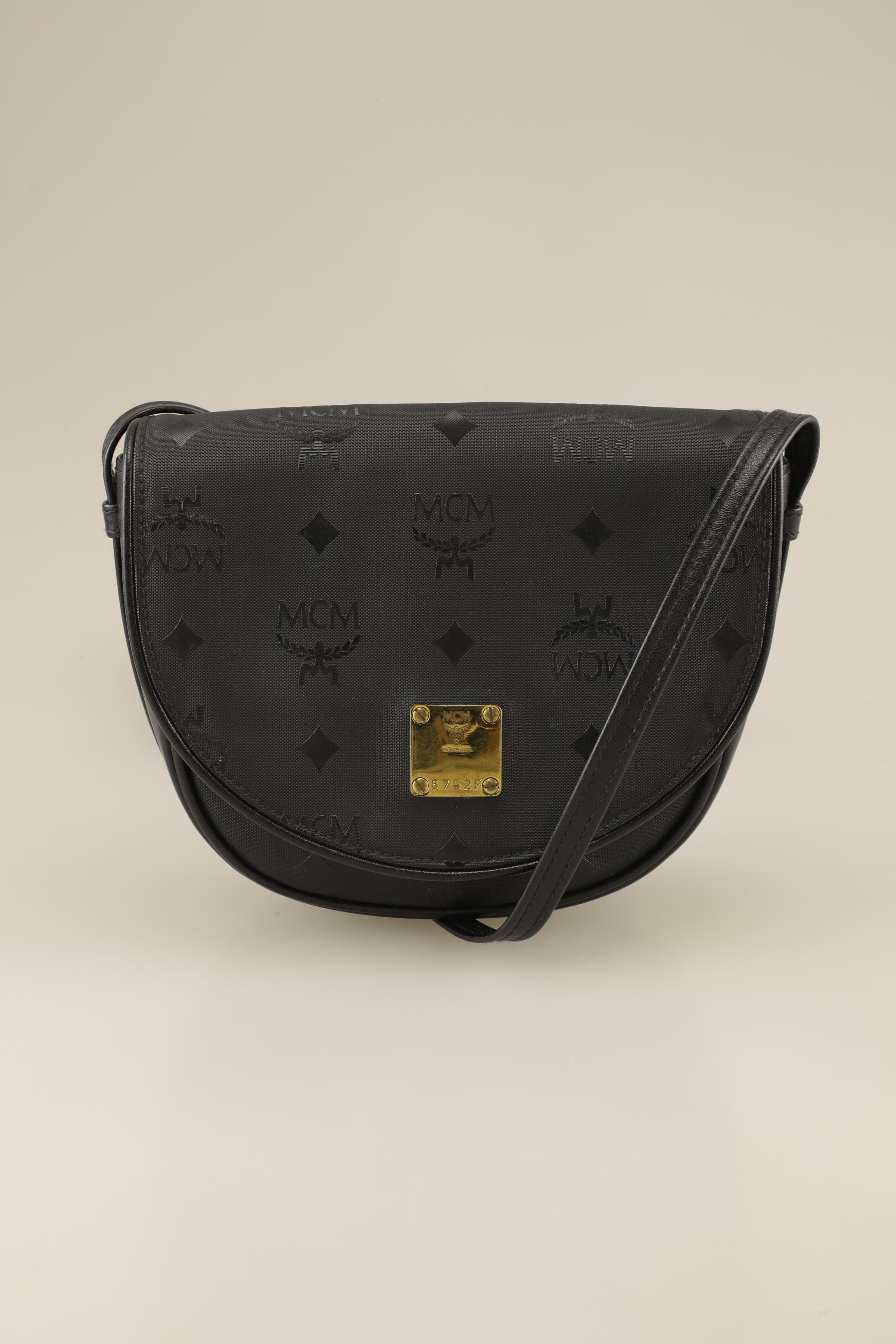 

MCM Damen Handtasche, schwarz, Gr.