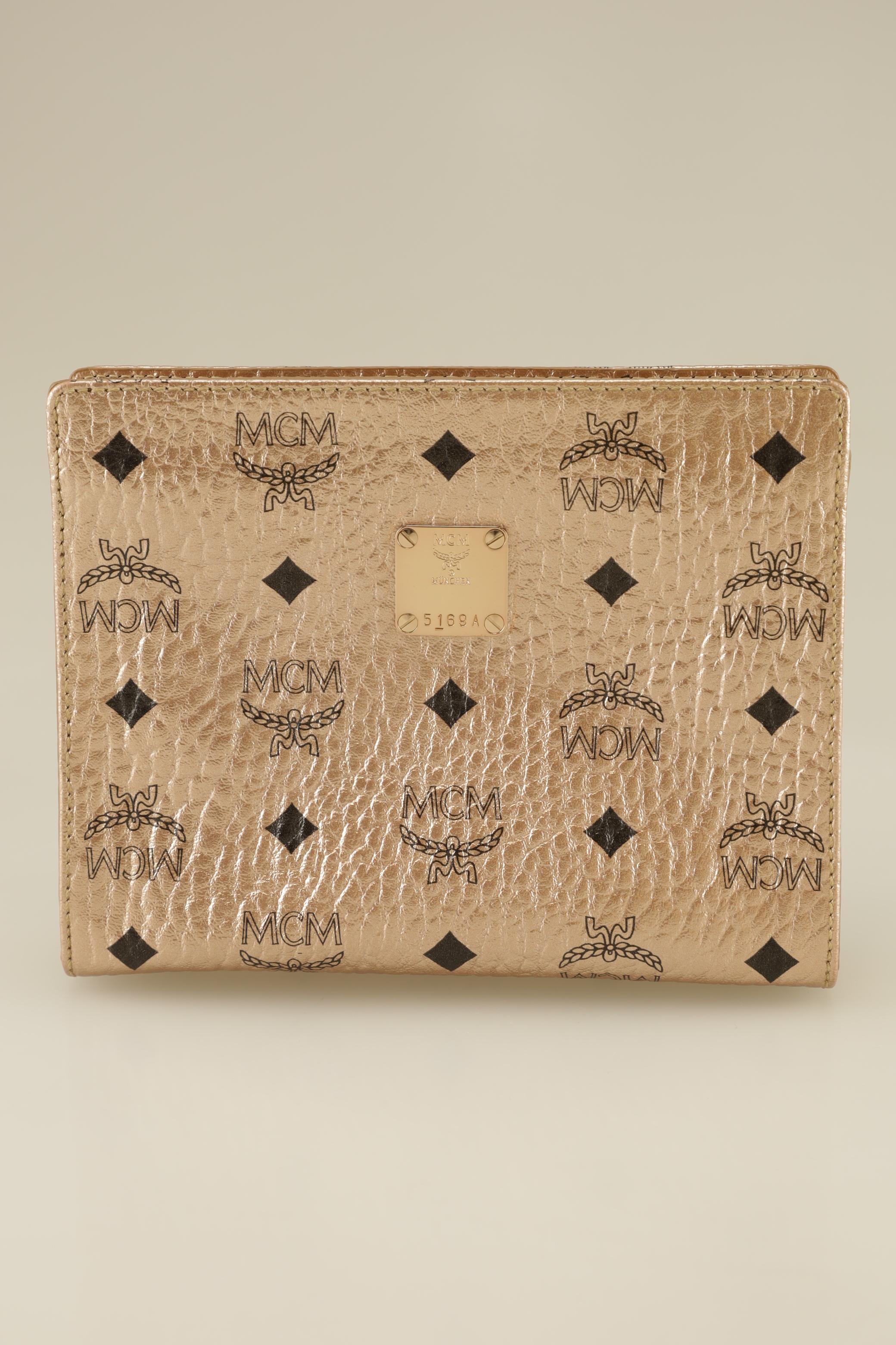 

MCM Damen Handtasche, gold, Gr.