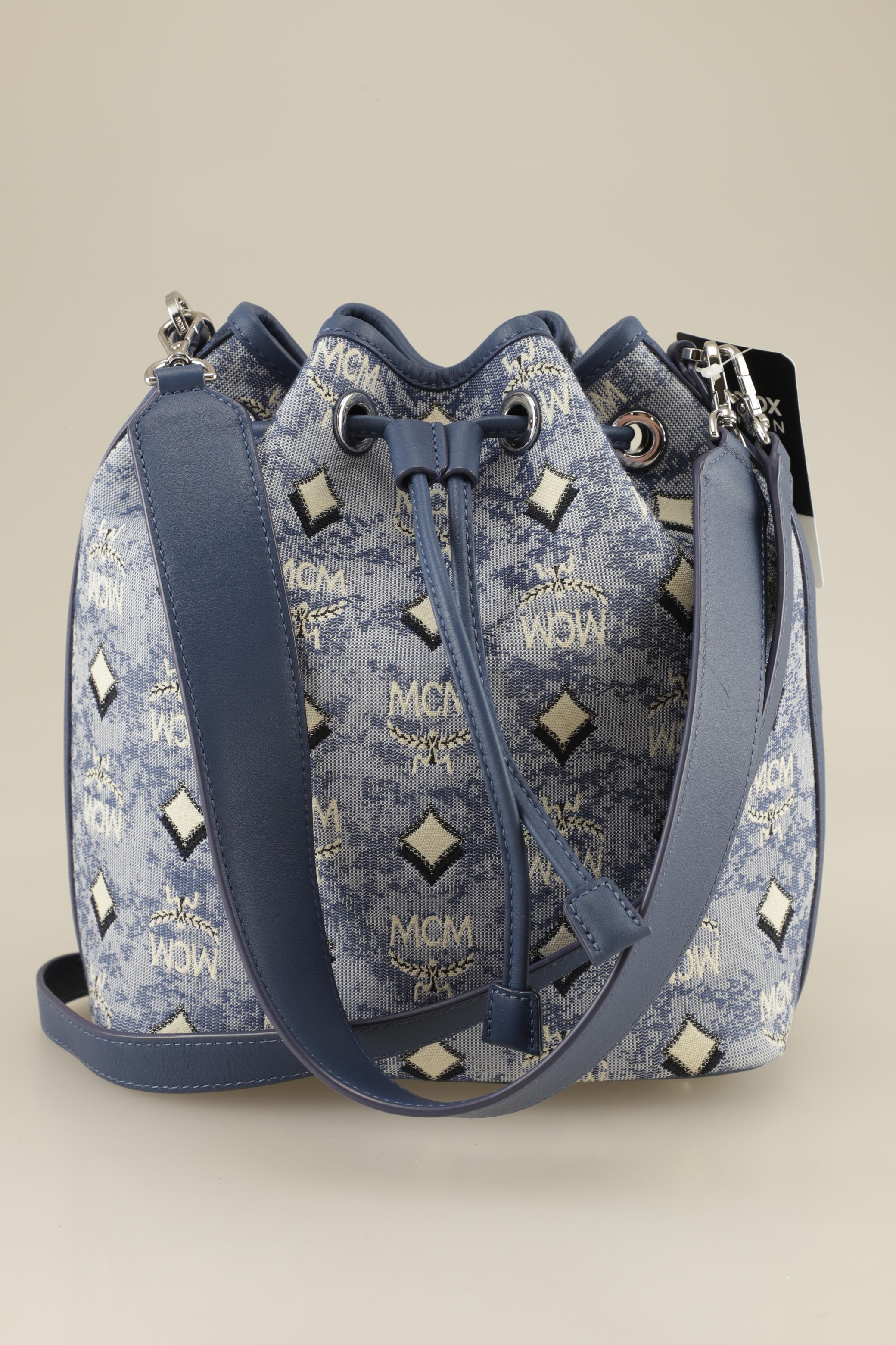 

MCM Damen Handtasche, blau, Gr.