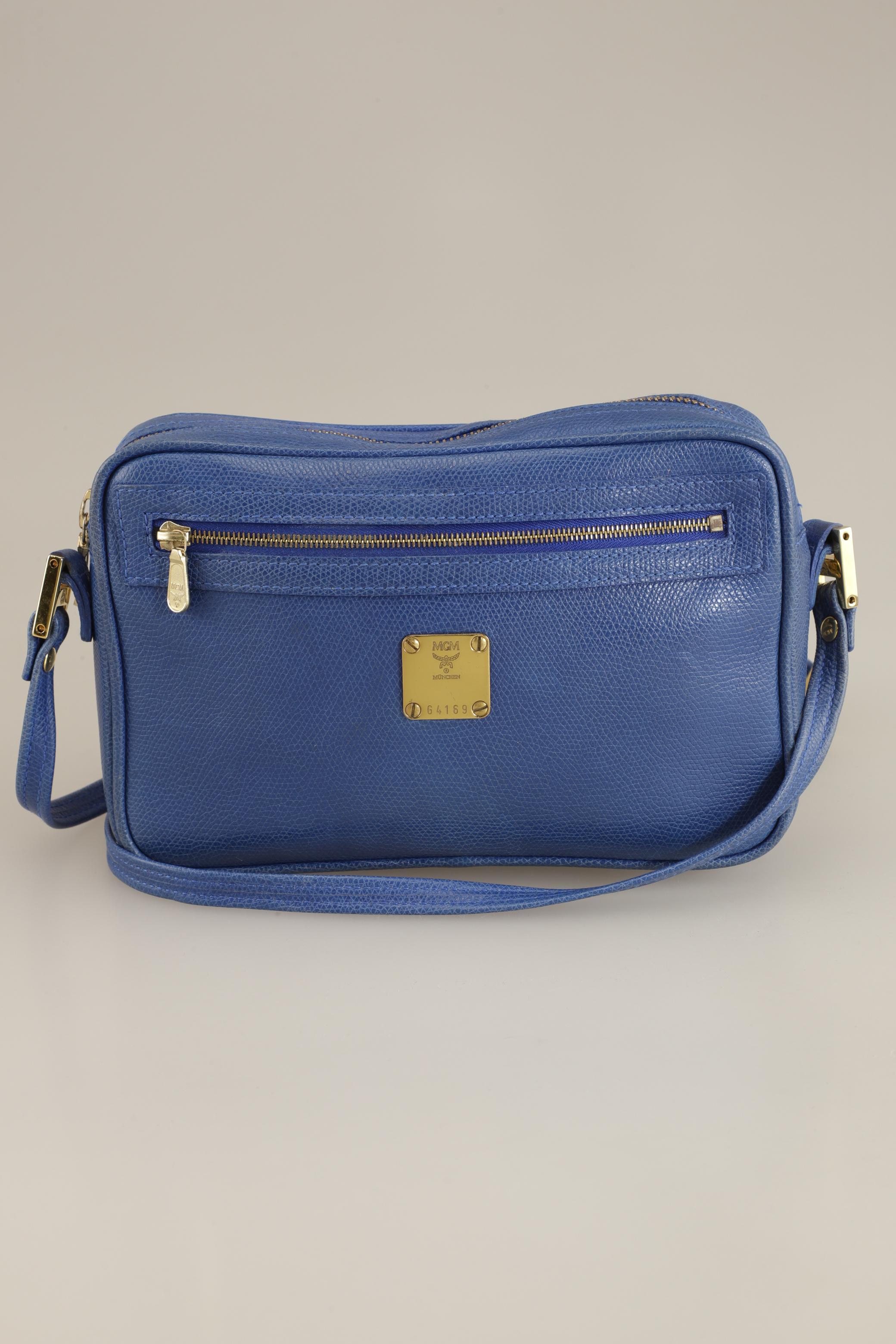 

MCM Damen Handtasche, blau, Gr.