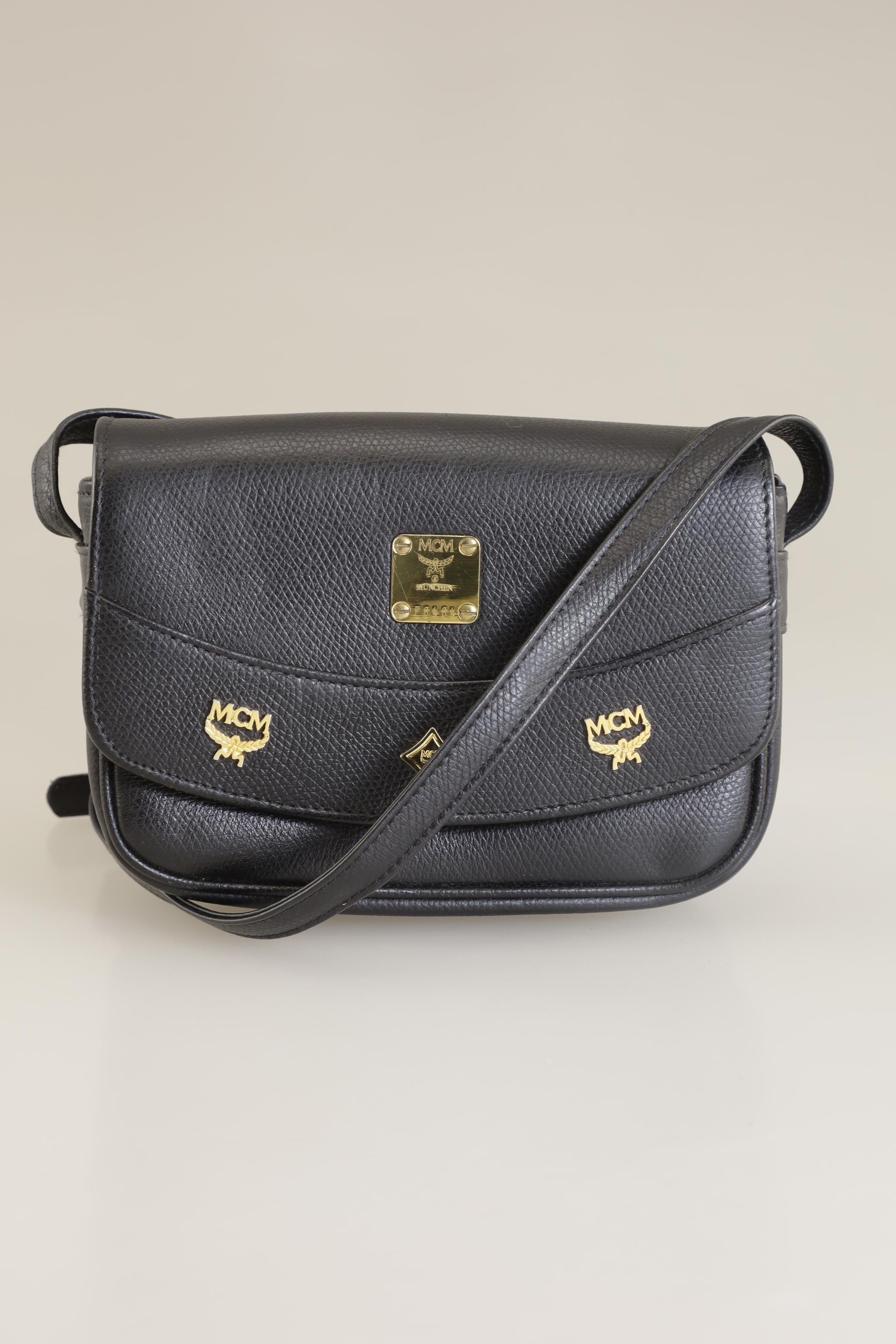 

MCM Damen Handtasche, schwarz, Gr.