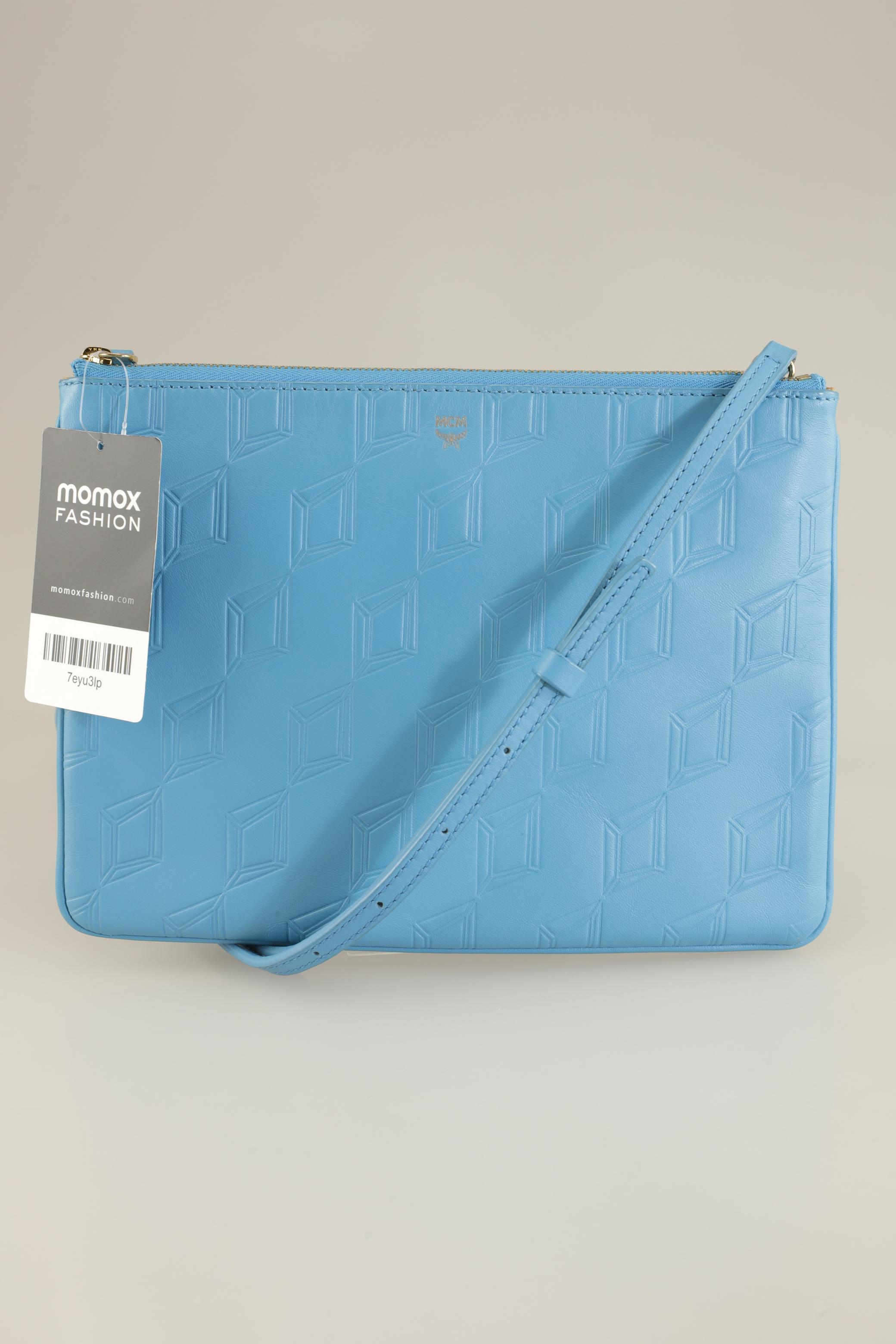 

MCM Damen Handtasche, blau, Gr.