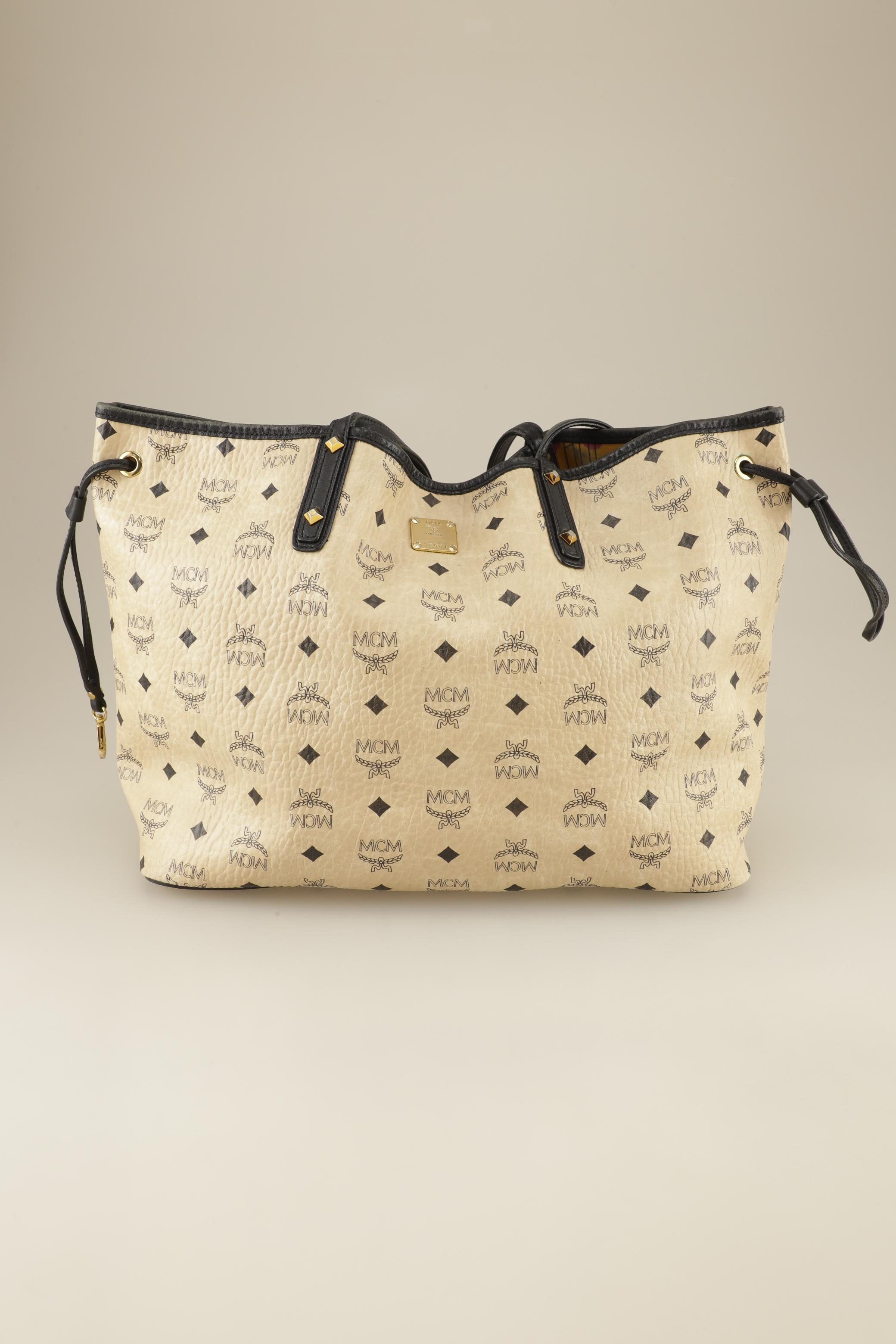 

MCM Damen Handtasche, beige, Gr.