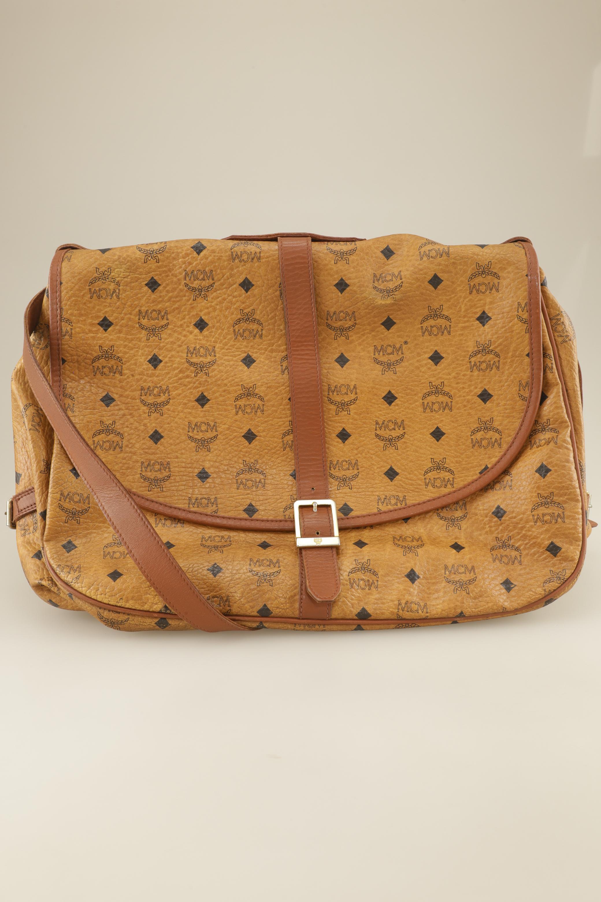

MCM Damen Handtasche, orange, Gr.